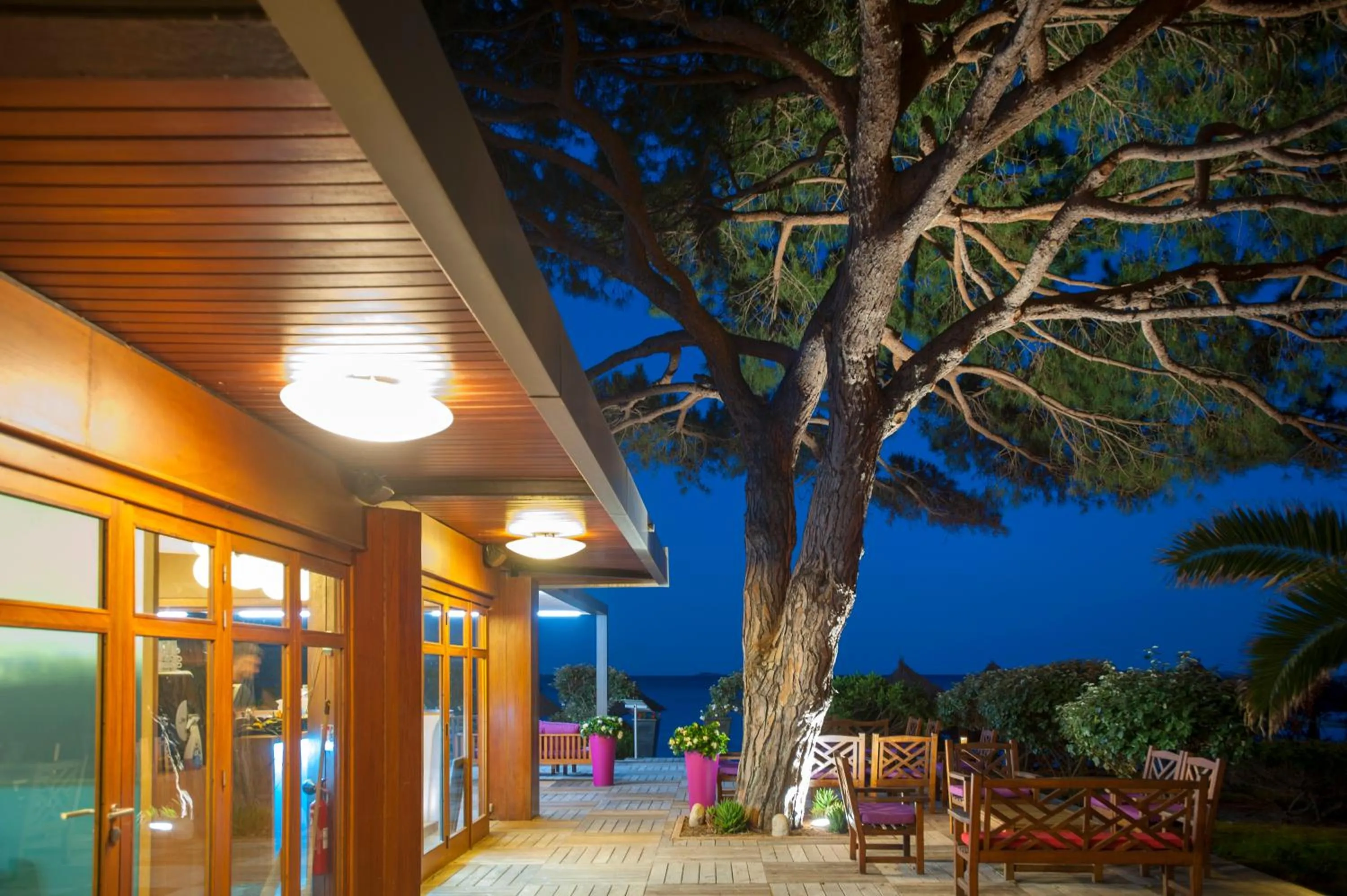 Lounge or bar in Hôtel & Lodges Moby Dick