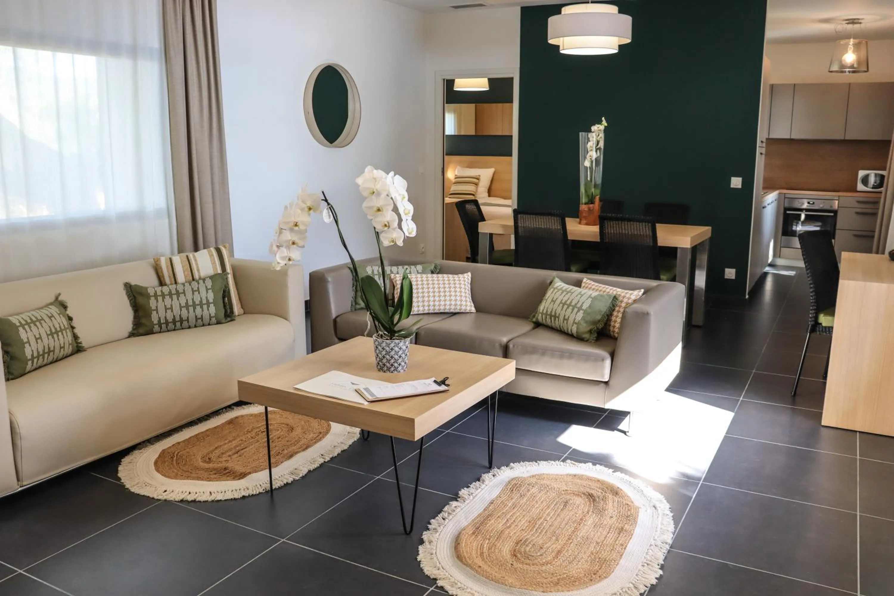 Living room in Hôtel & Lodges Moby Dick