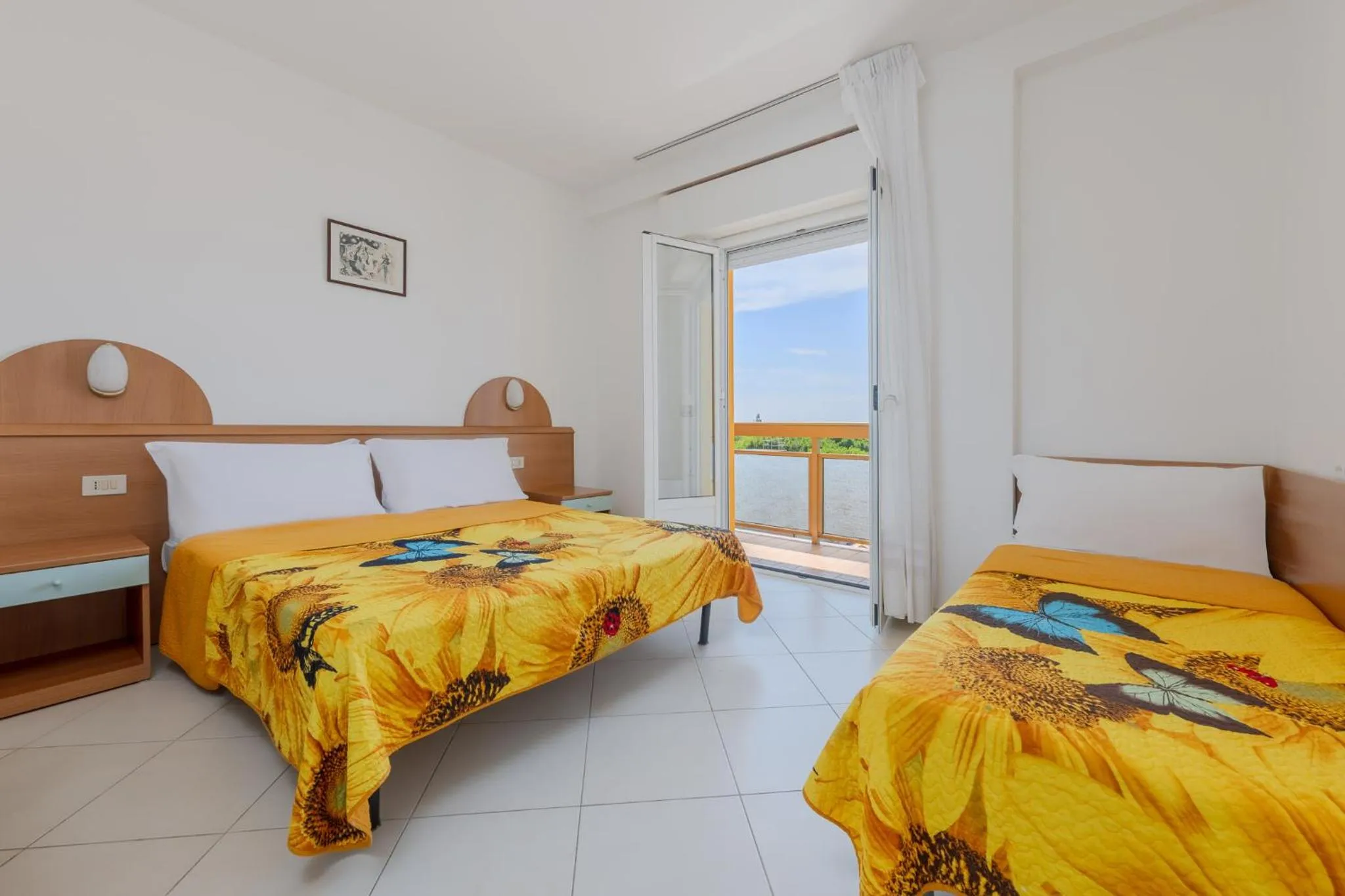 Bedroom, Bed in Hotel Sole