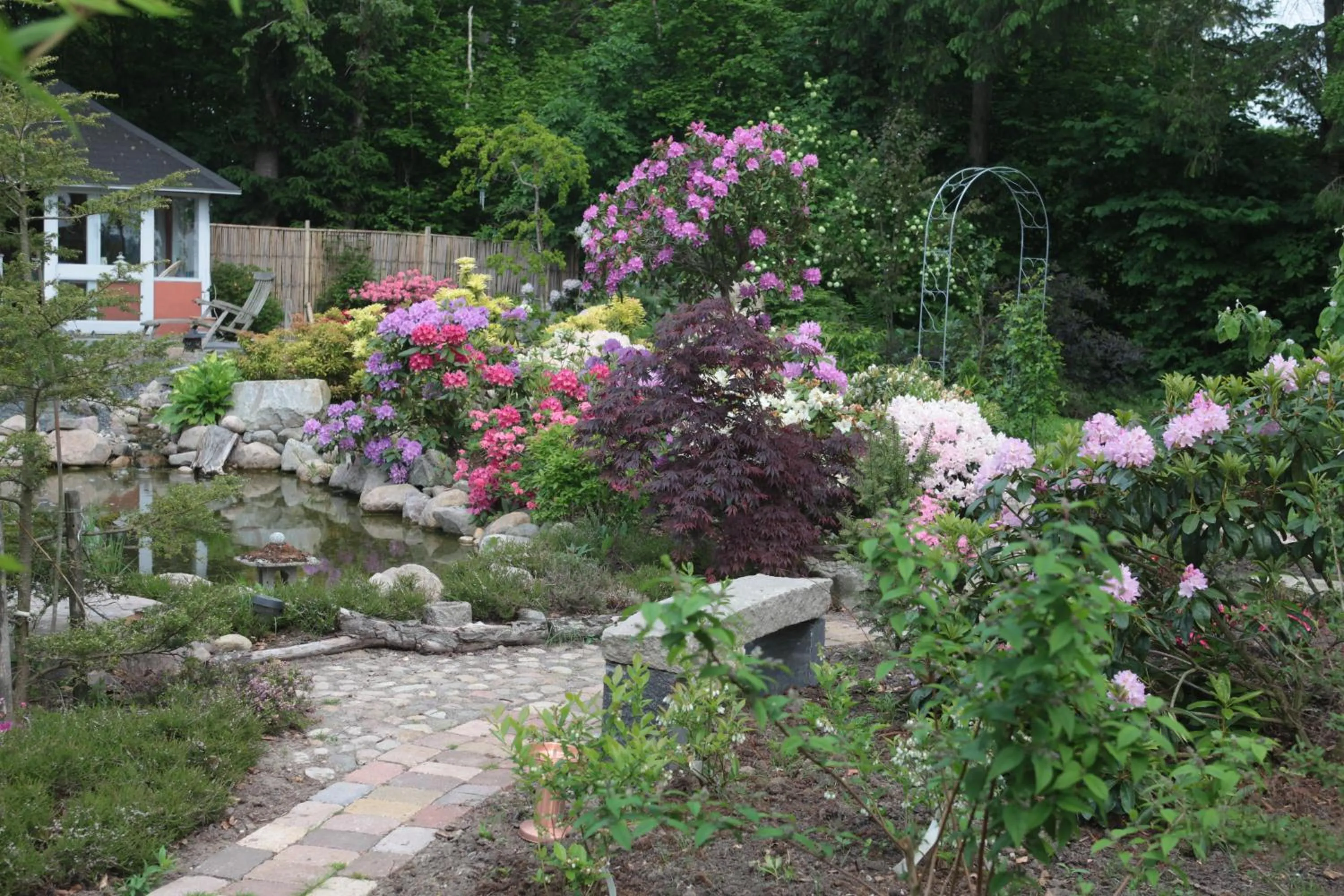 Garden in Bed & Breakfast Horsens