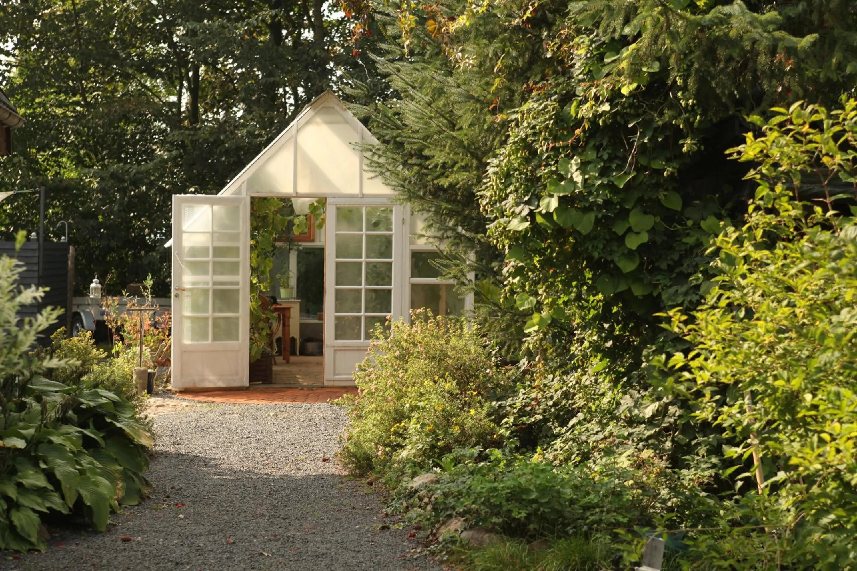 Garden in Bed & Breakfast Horsens