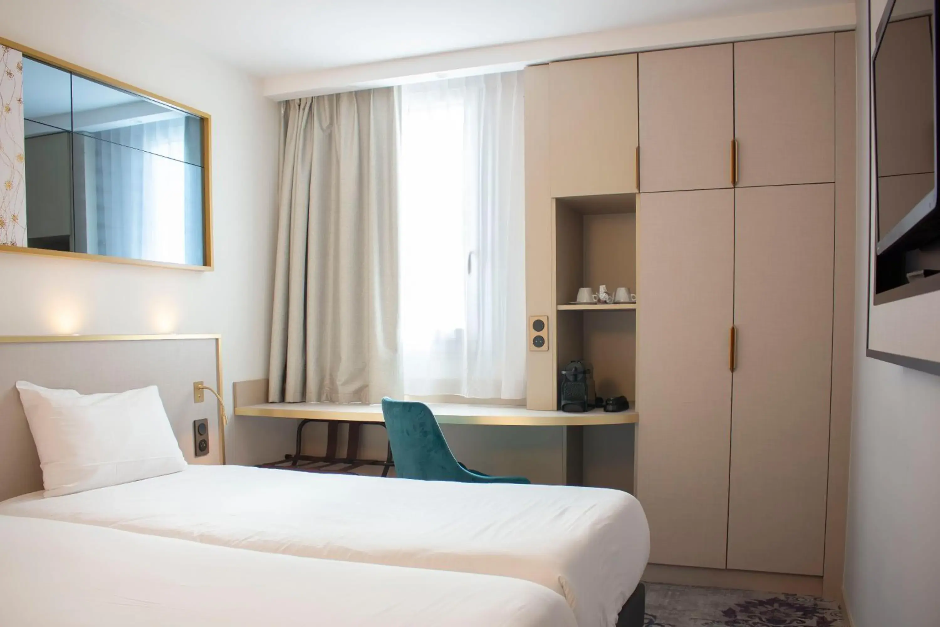 Twin Room in Brit Hotel Bordeaux Aéroport - Le Soretel Twin Room in Brit Hotel Bordeaux Aéroport - Le Soretel