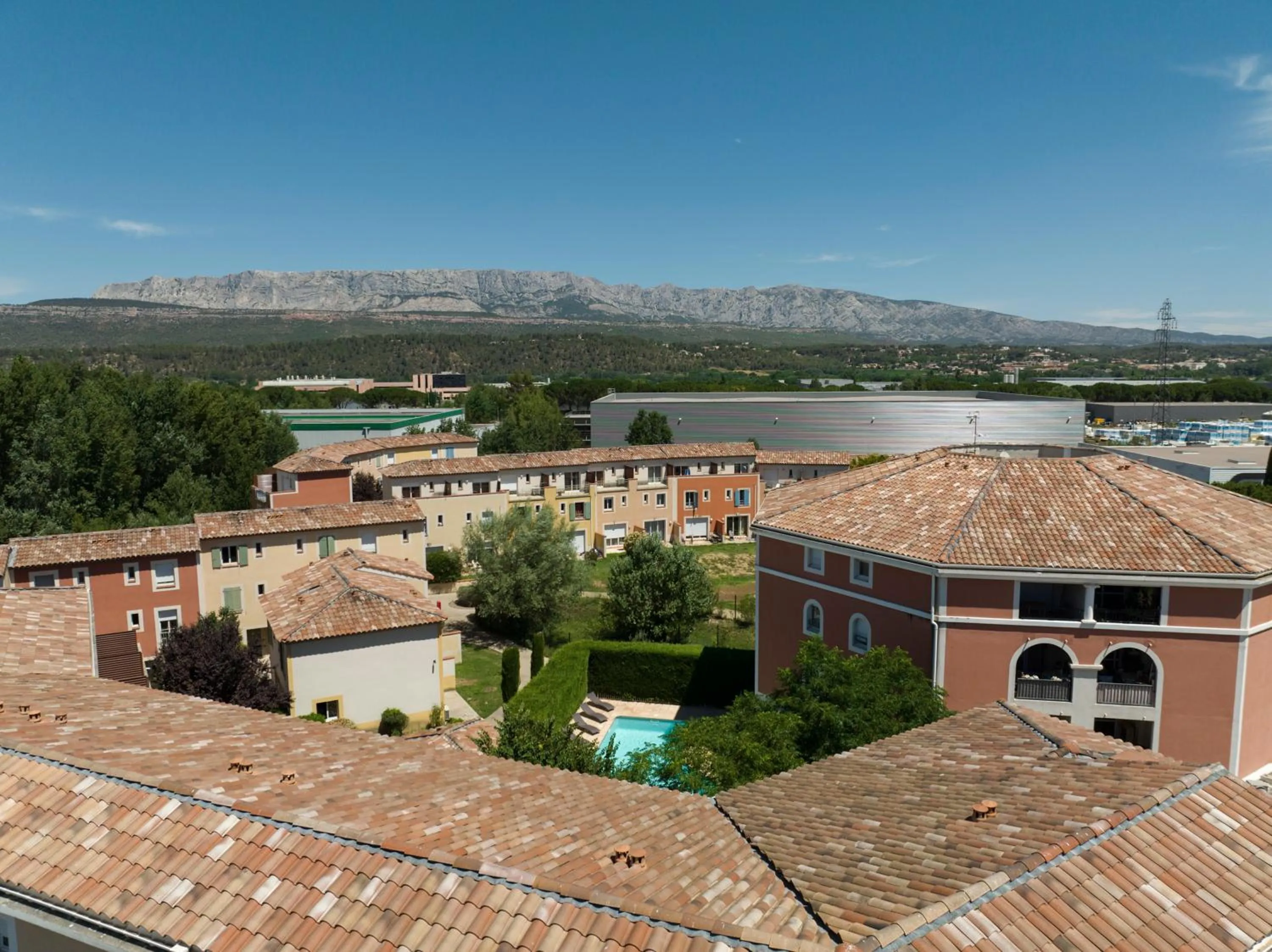 Bird's eye view in Garden & City Aix En Provence - Rousset