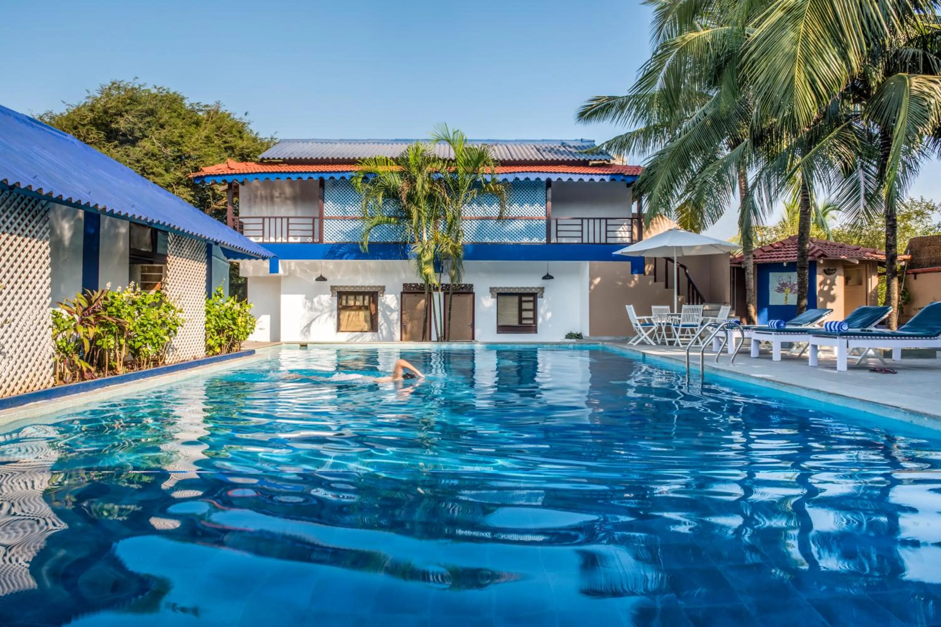 Pool view in Casa Baga
