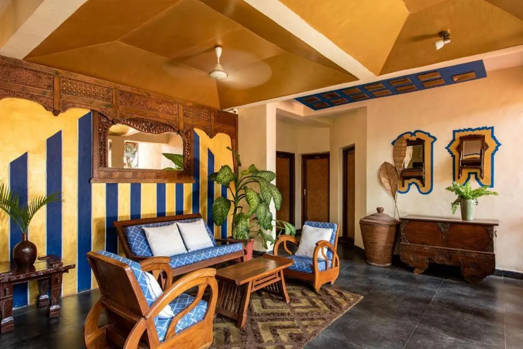 Inner courtyard view in Casa Baga