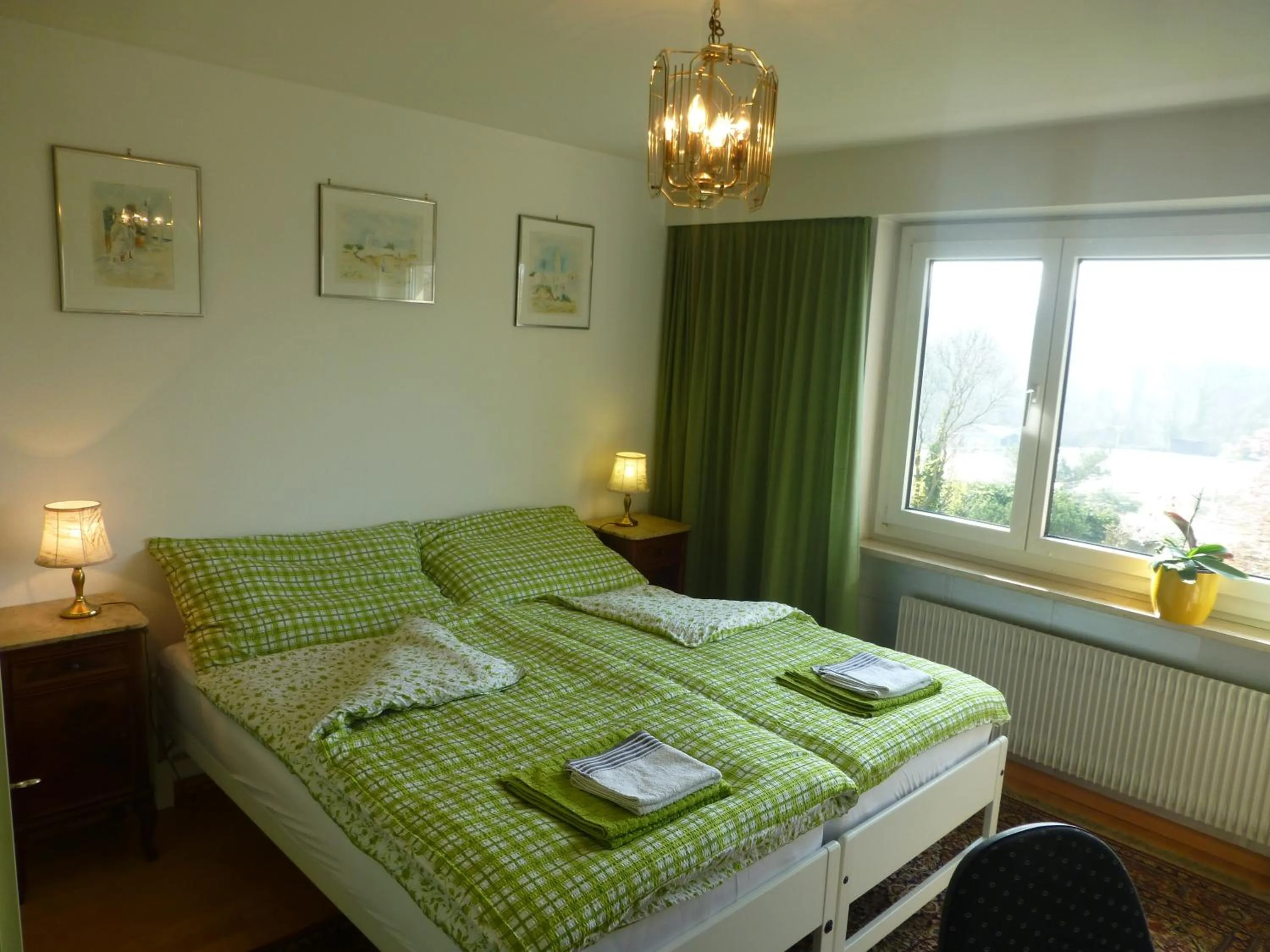 Decorative detail, Bed in B&B Pappelweg - 2