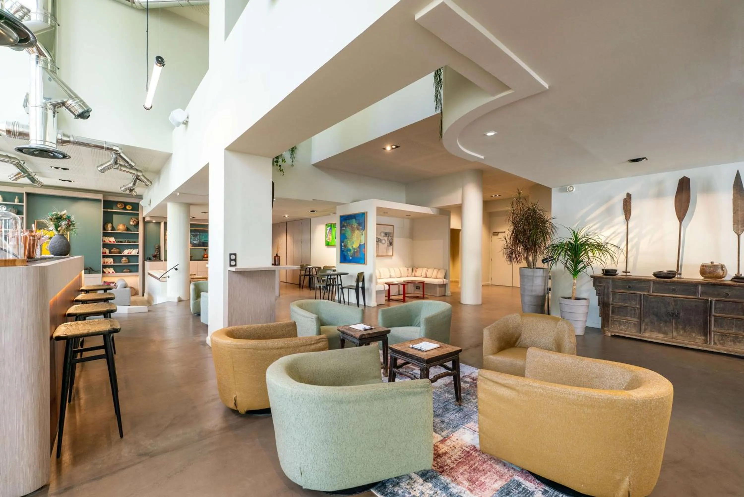 Lobby or reception in Best Western Premier Le Masq Hotel