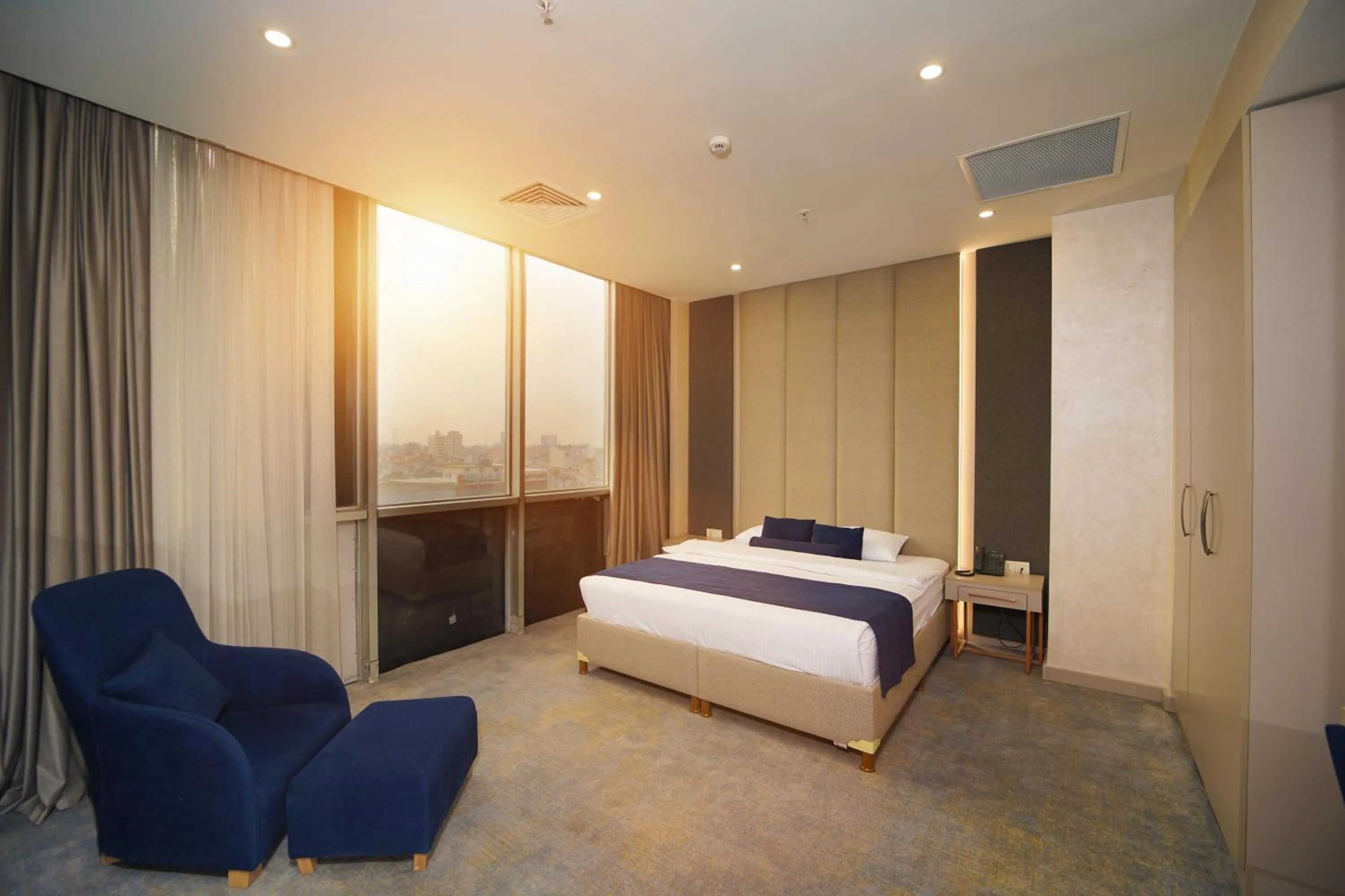 Bed in Darin Plaza Hotel