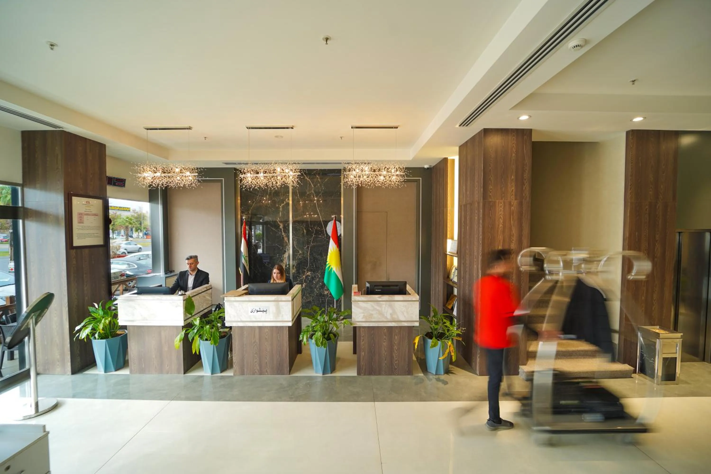 Lobby or reception in Darin Plaza Hotel