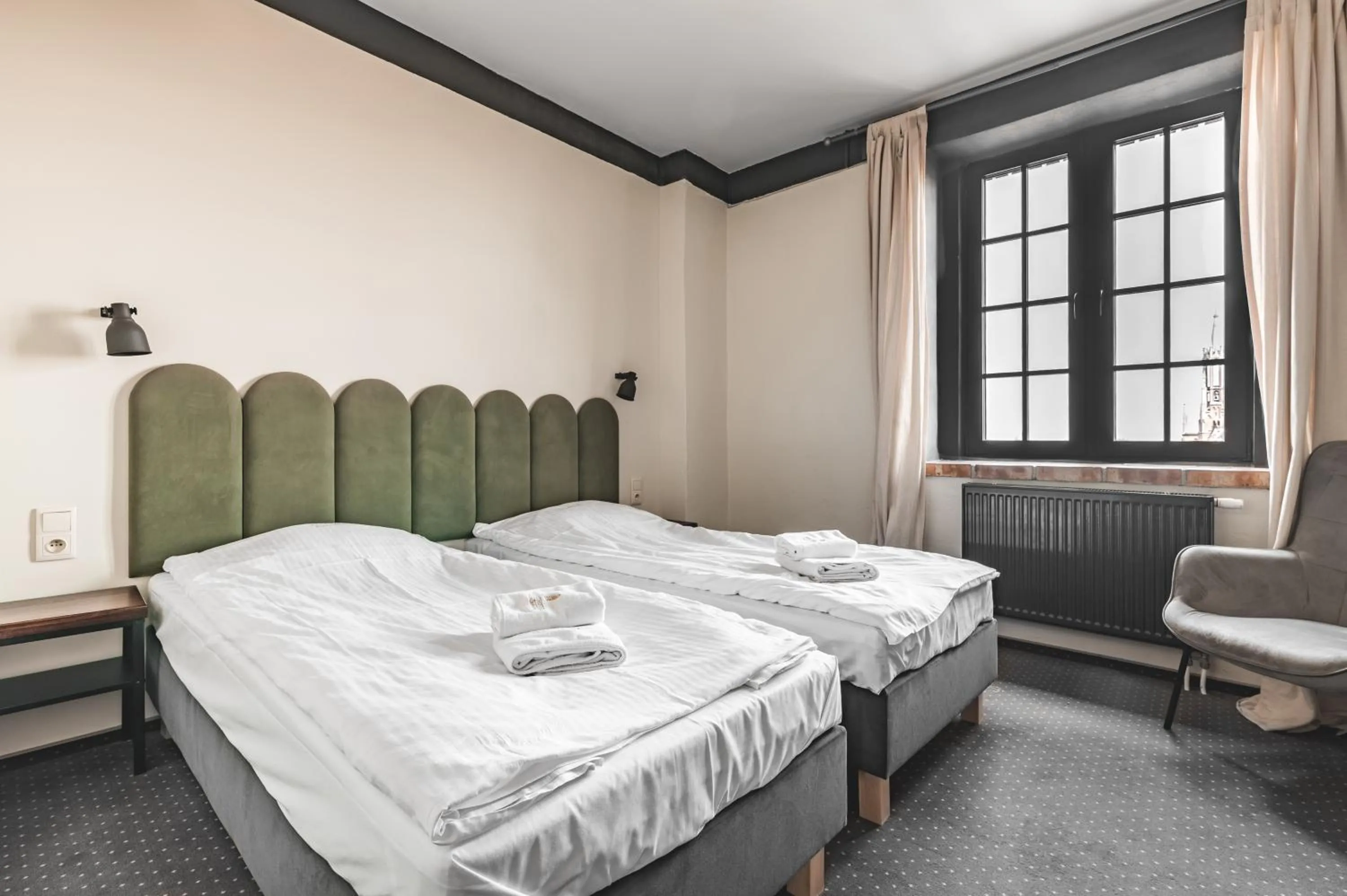 Bed in Aparthotel Stara Przędzalnia