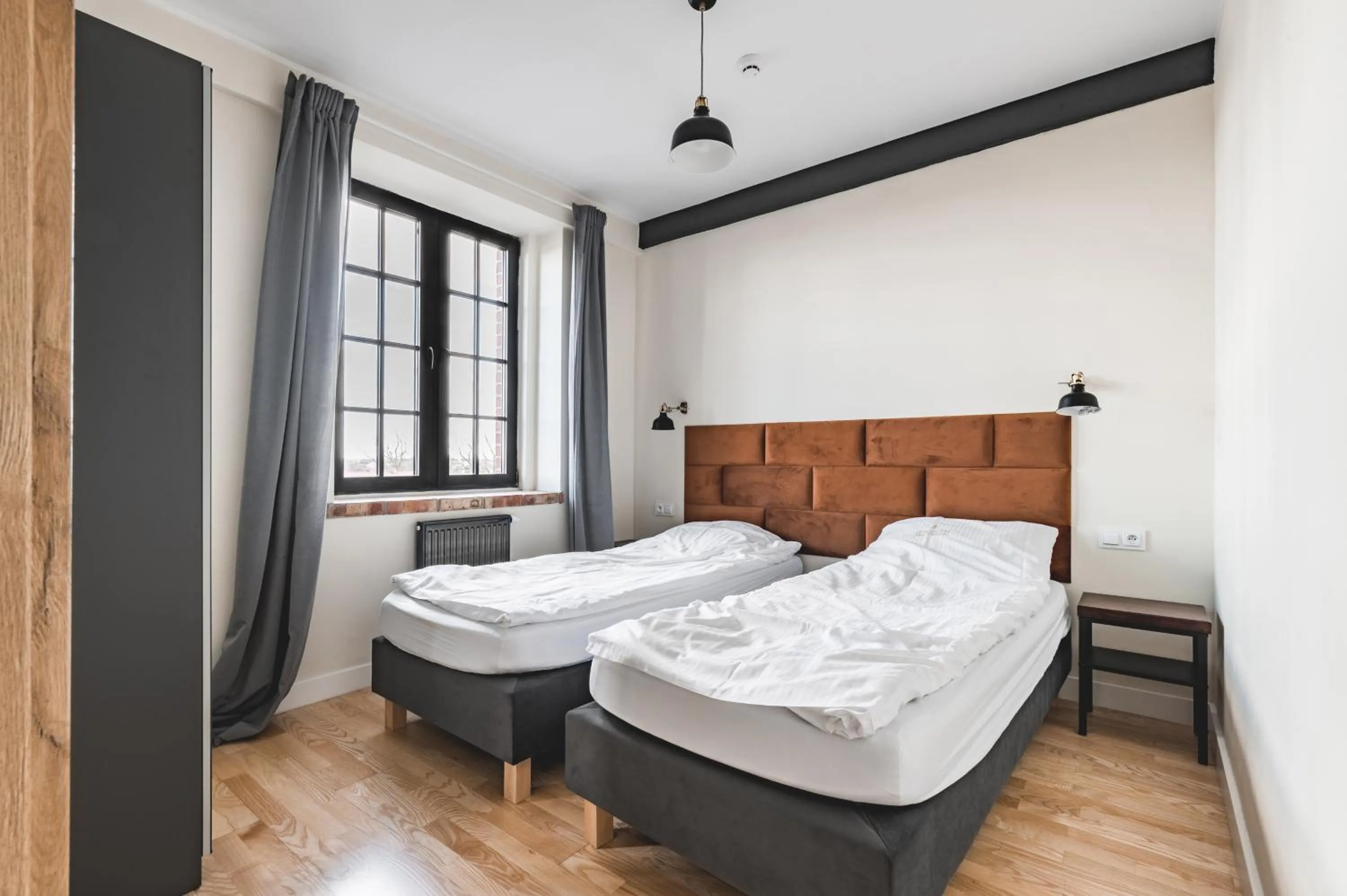 Bed in Aparthotel Stara Przędzalnia