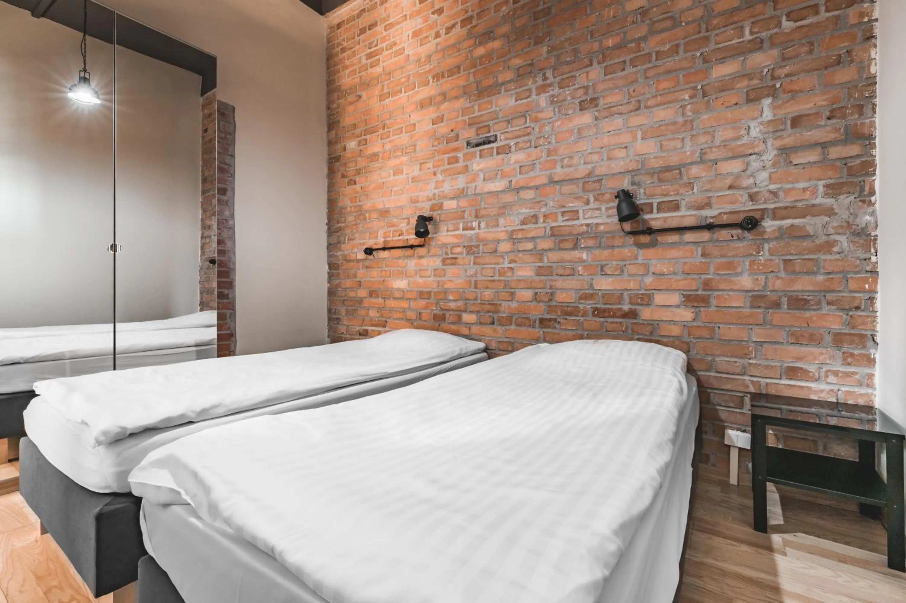 Bed in Aparthotel Stara Przędzalnia