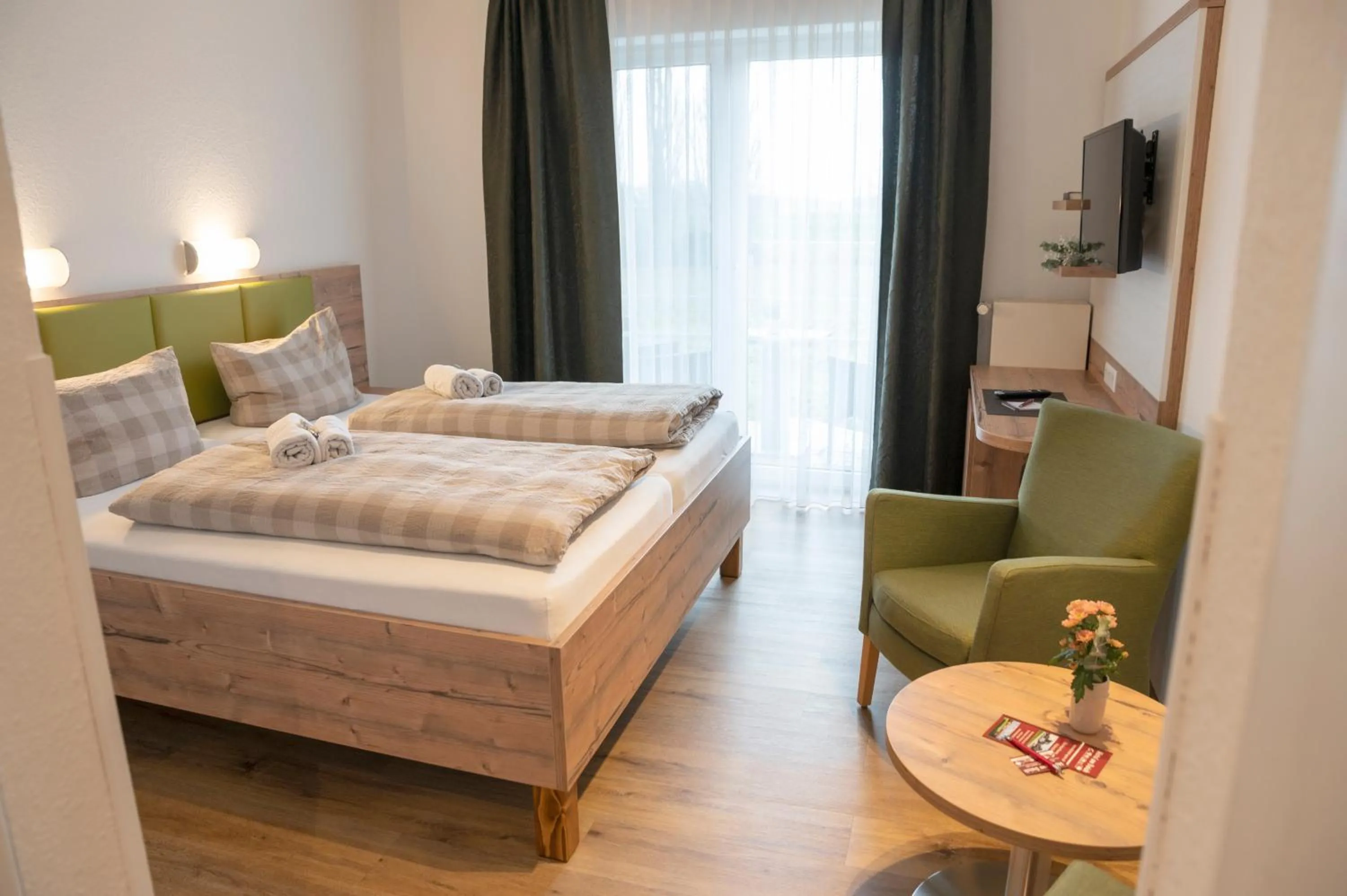 Bed in Hotel Am Deich