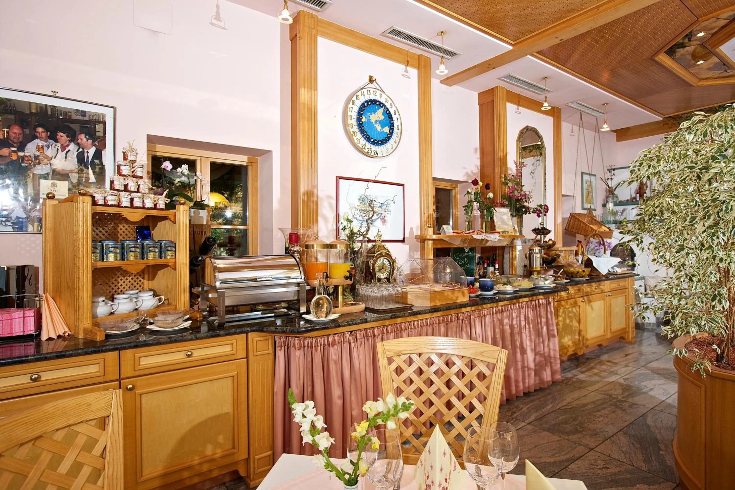 Buffet breakfast in Hotel Zollner