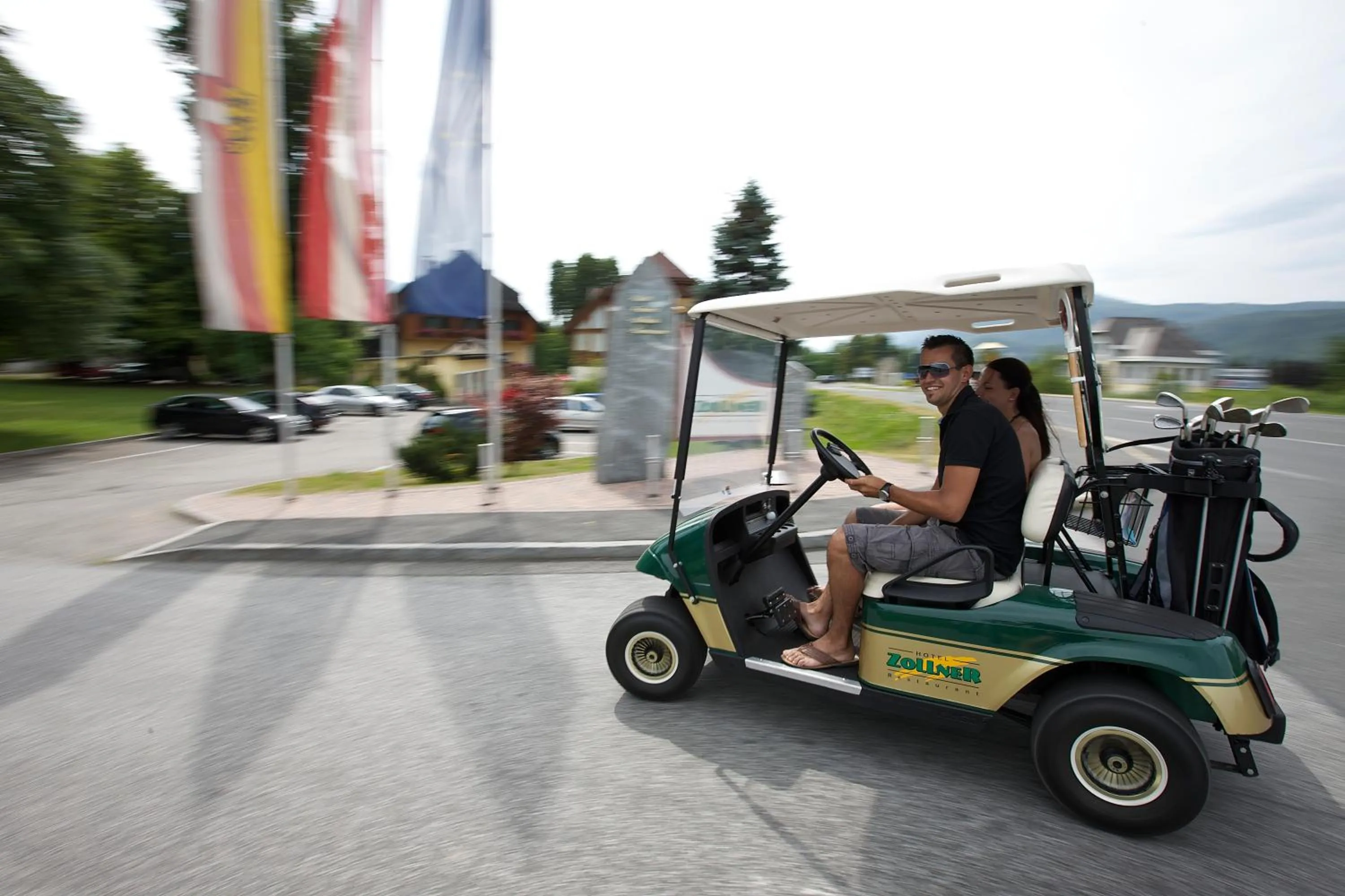 Golfcourse in Hotel Zollner