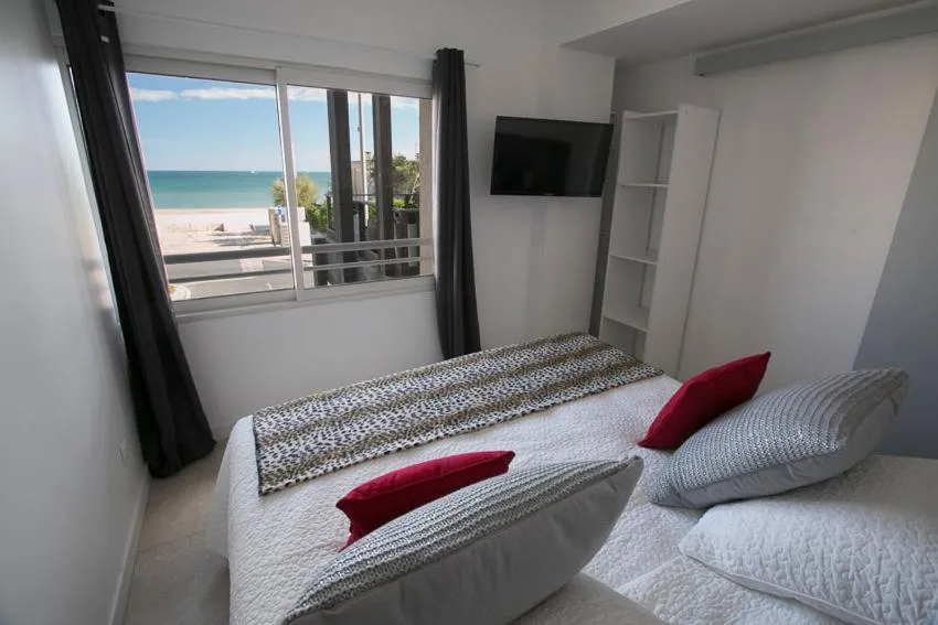 Bedroom, Bed in Le Grand Large Bord de Mer Hotel & Appartements
