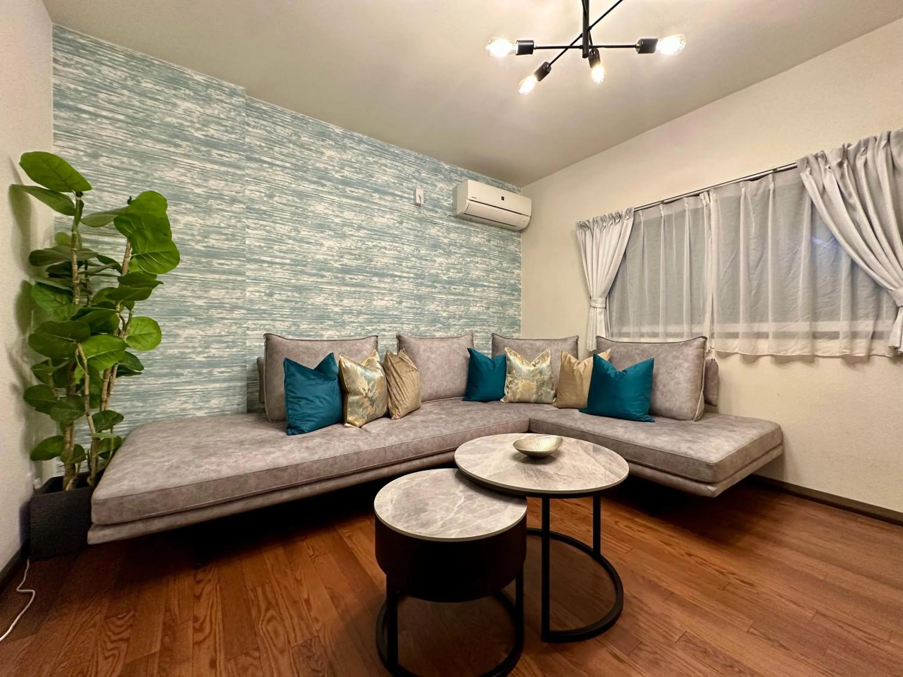 Living room in MON Kishinosato-tamade Ekimae -vacation rental-