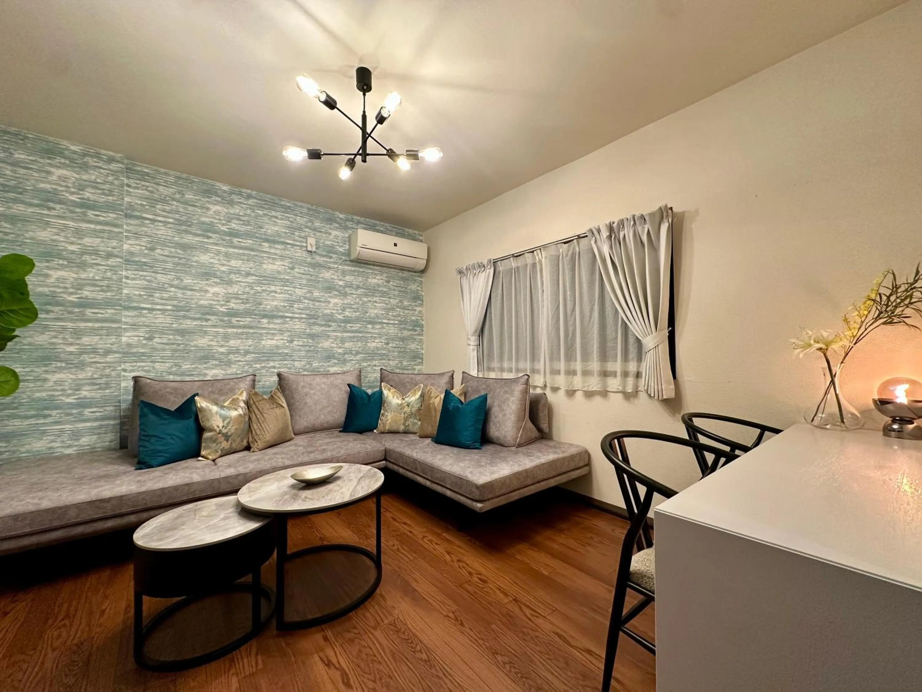 Living room in MON Kishinosato-tamade Ekimae -vacation rental-