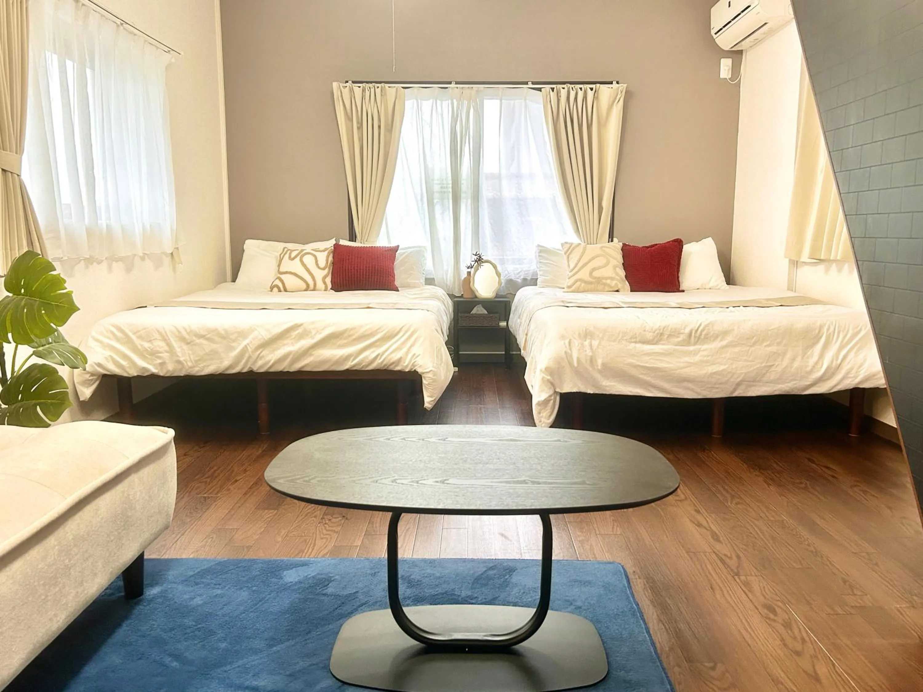 Bed in MON Kishinosato-tamade Ekimae -vacation rental-