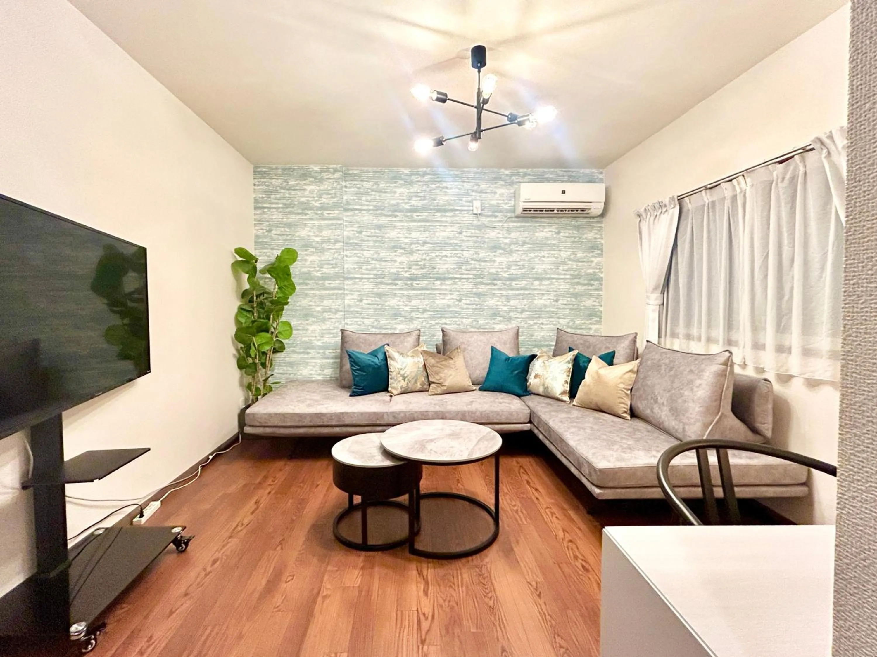 Living room in MON Kishinosato-tamade Ekimae -vacation rental-