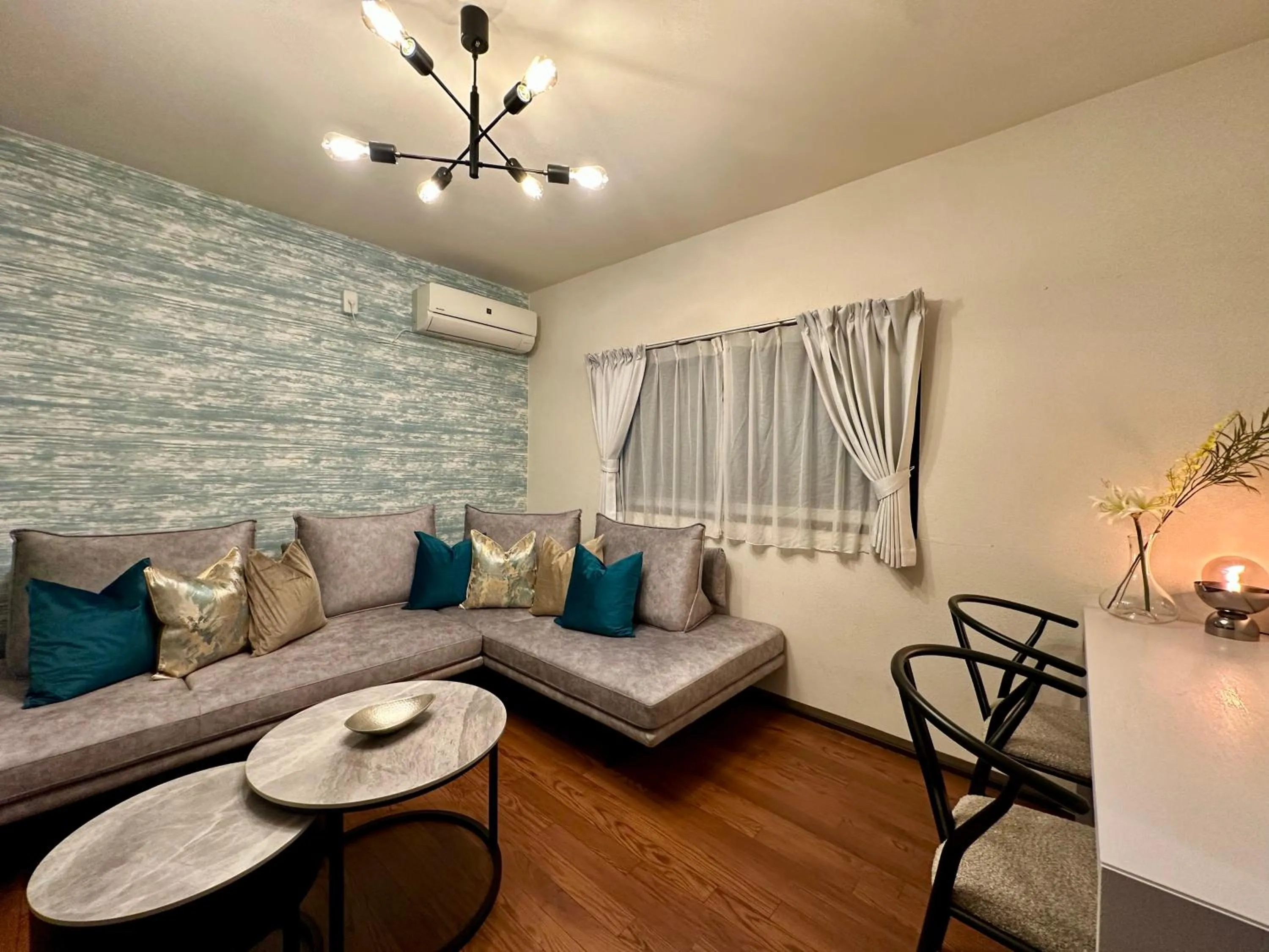 Living room in MON Kishinosato-tamade Ekimae -vacation rental-