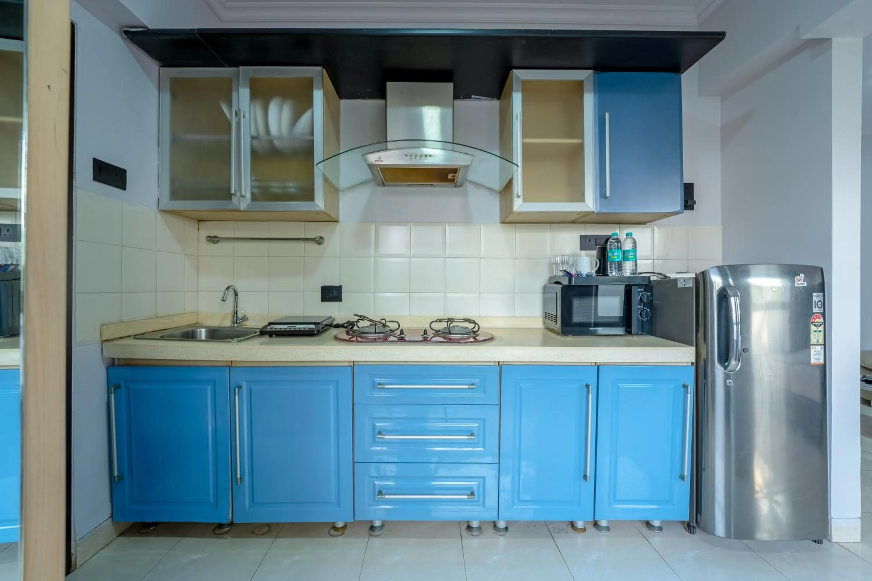 kitchen in asar Landmark Suites Mumbai International Airport by Orion Hotels