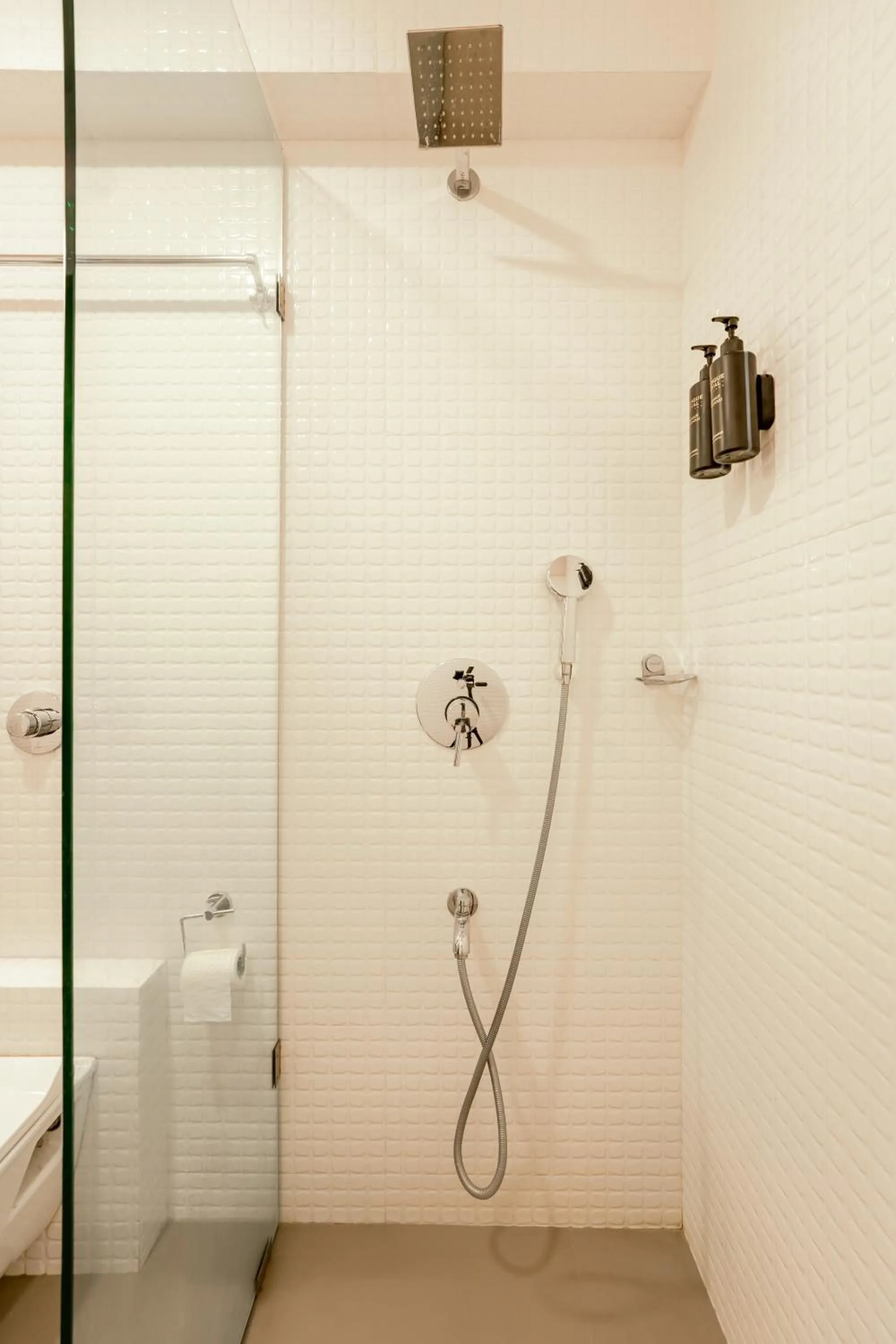 Shower in asar Landmark Suites Mumbai International Airport by Orion Hotels