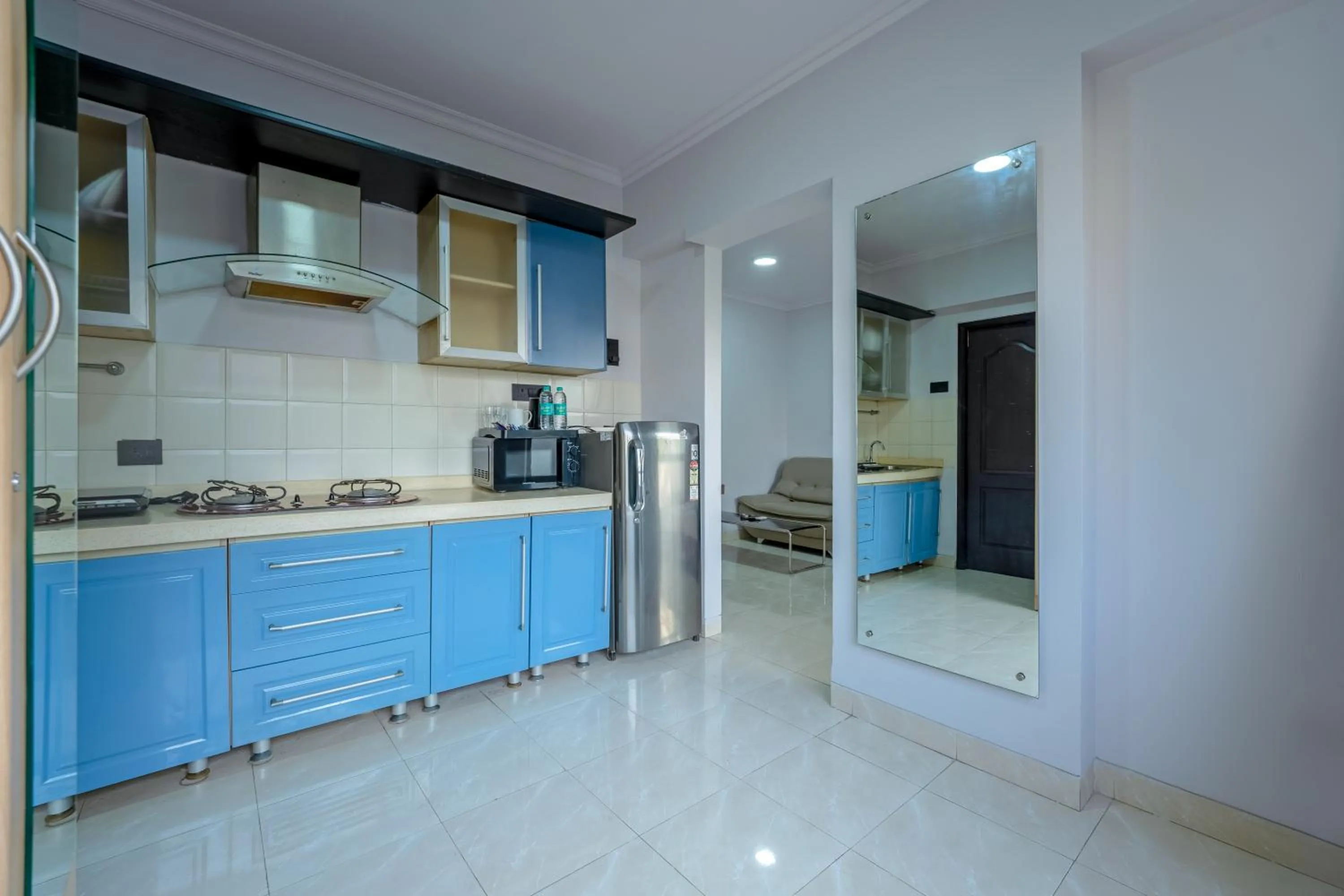 kitchen in asar Landmark Suites Mumbai International Airport by Orion Hotels