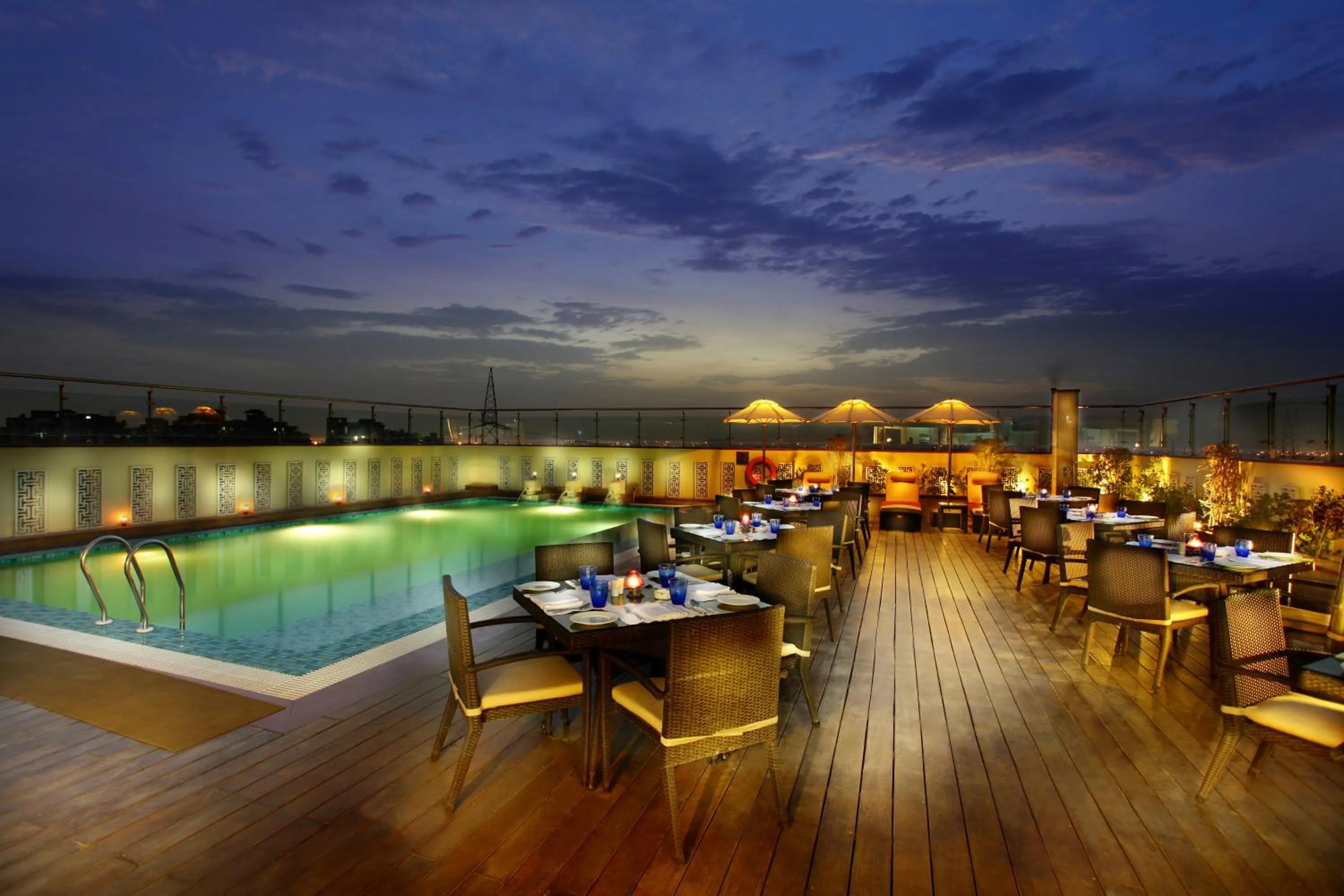 Balcony/Terrace in Mahagun Sarovar Portico Suites
