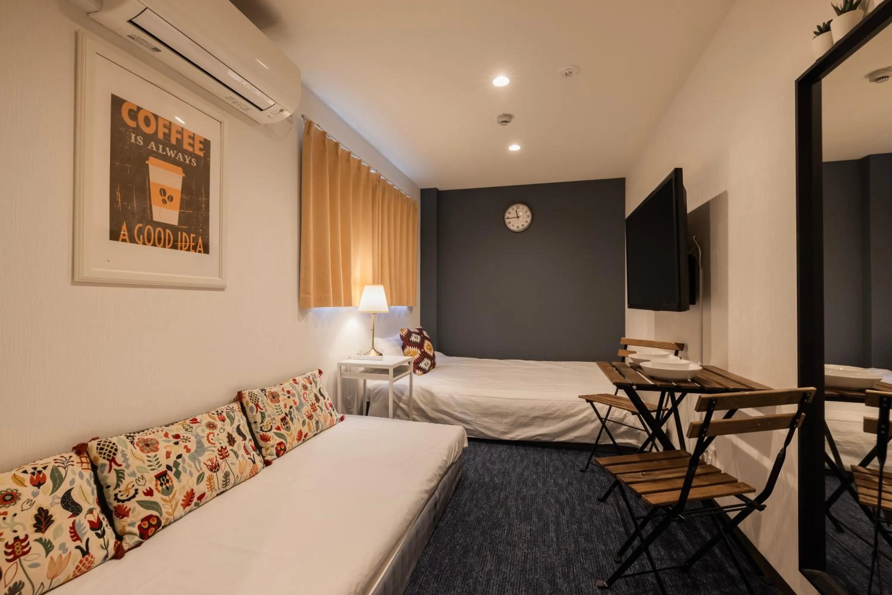 Bed in Namba Garden Square Apartment