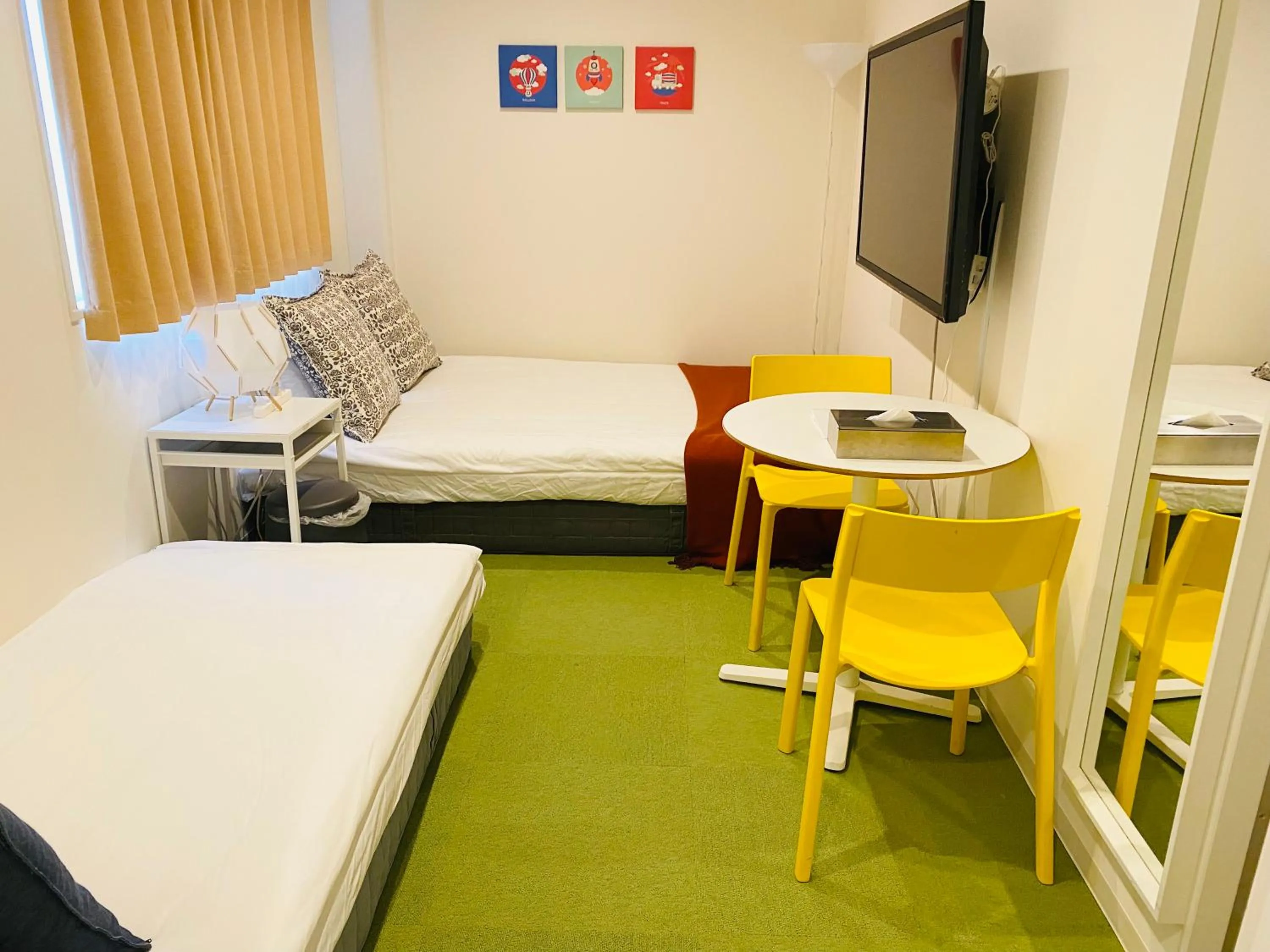 Bed in Namba Garden Square Apartment