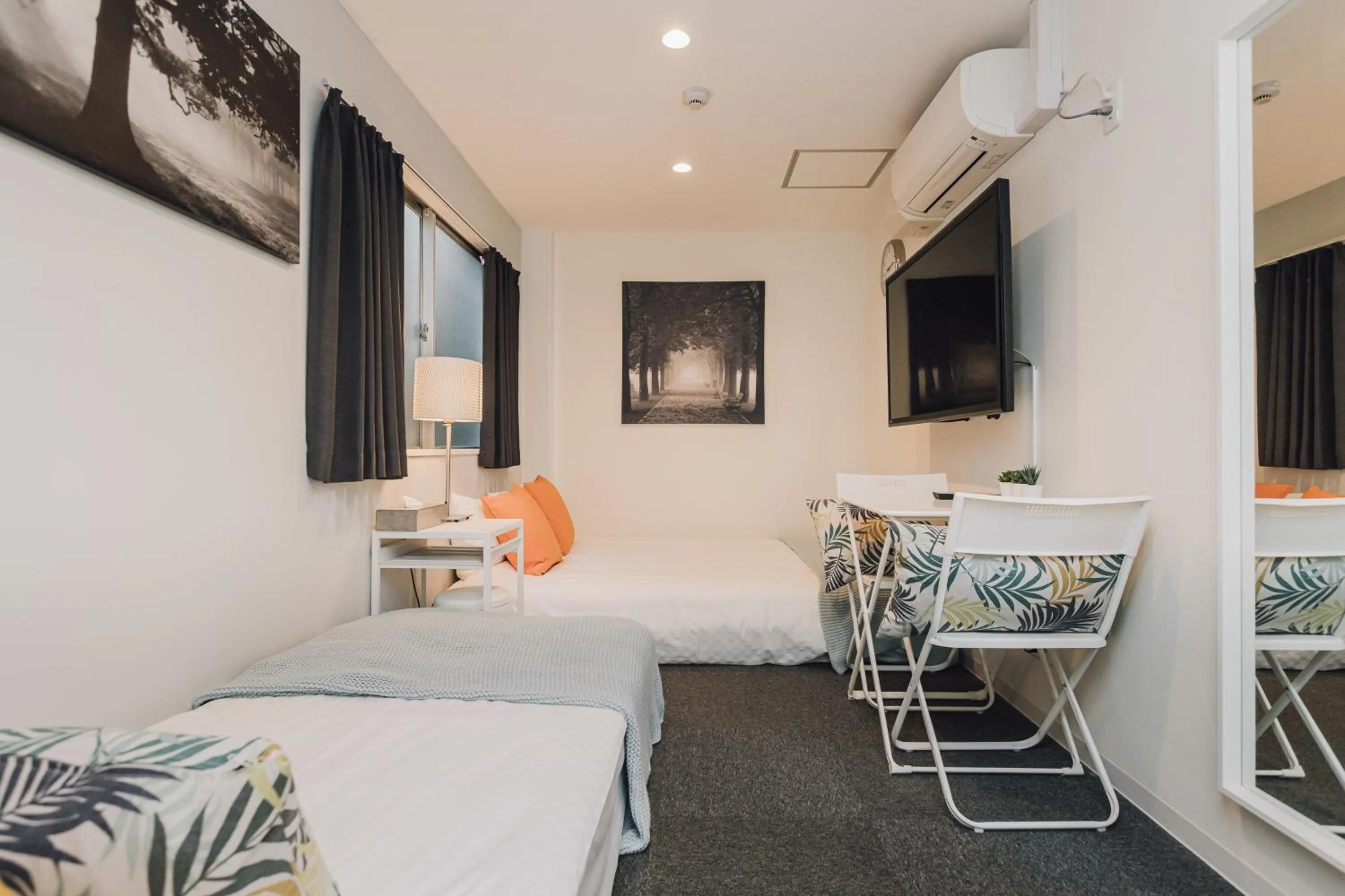 Bed in Namba Garden Square Apartment