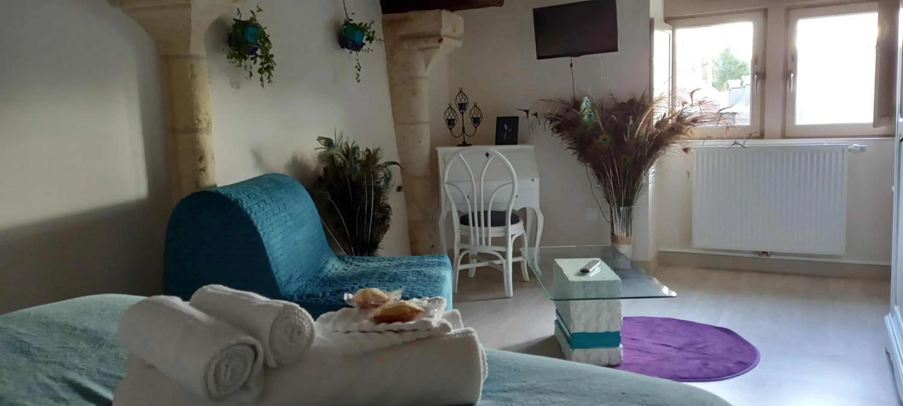 TV and multimedia in Aux penates de Toni Beauval