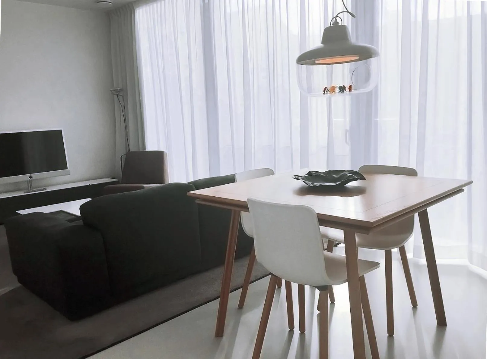 Seating area in Urban Residences Maastricht