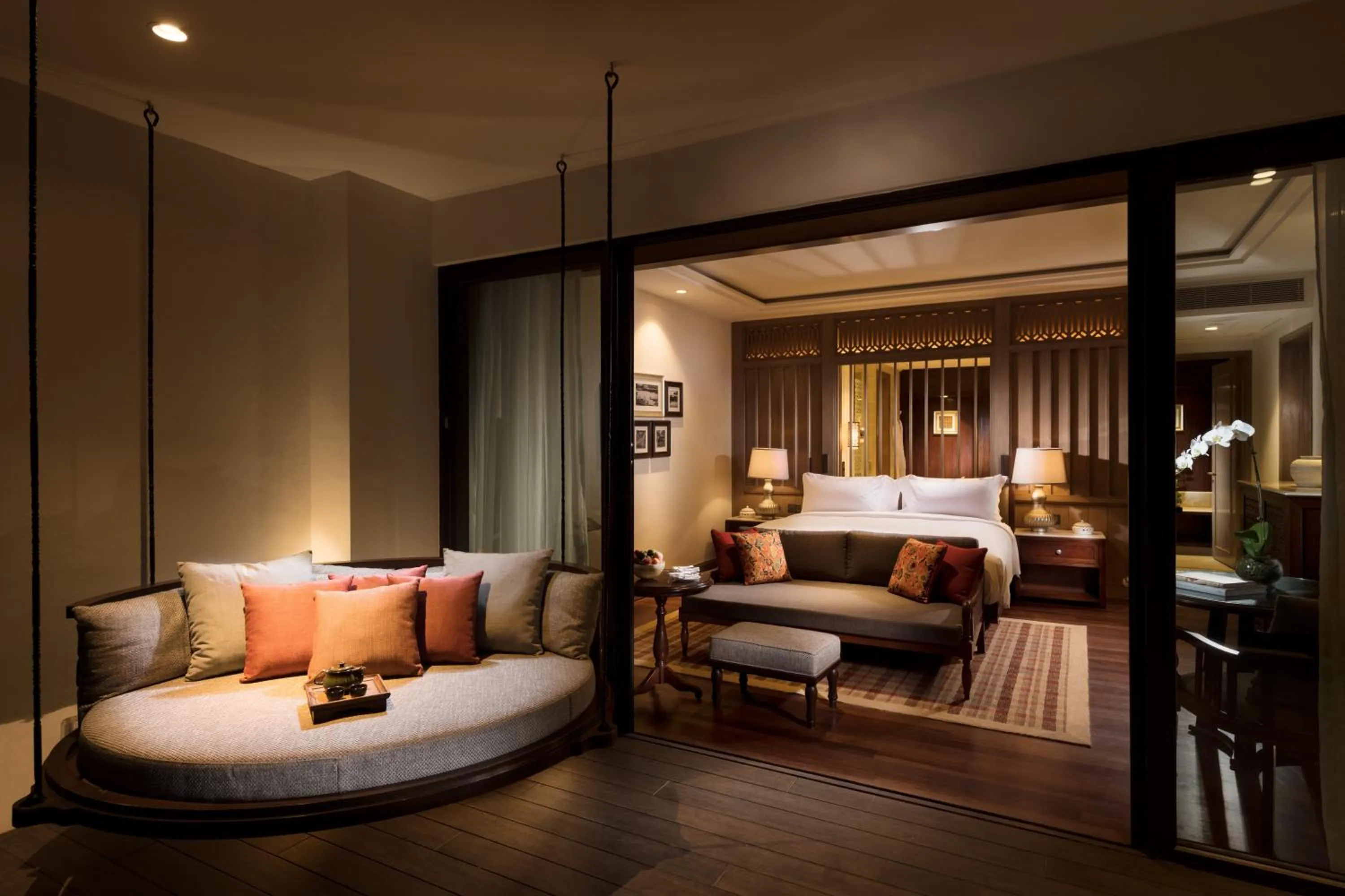 Bed in Anantara Desaru Coast Resort & Villas