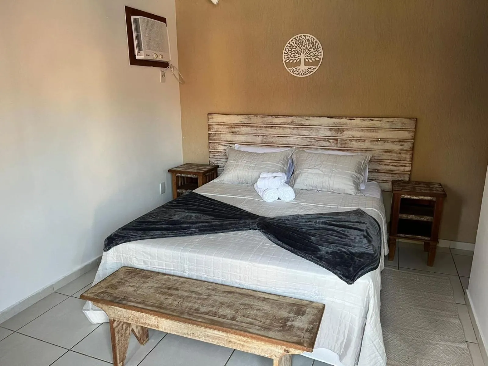 Bed in Guesthouse Casa da Aroeira