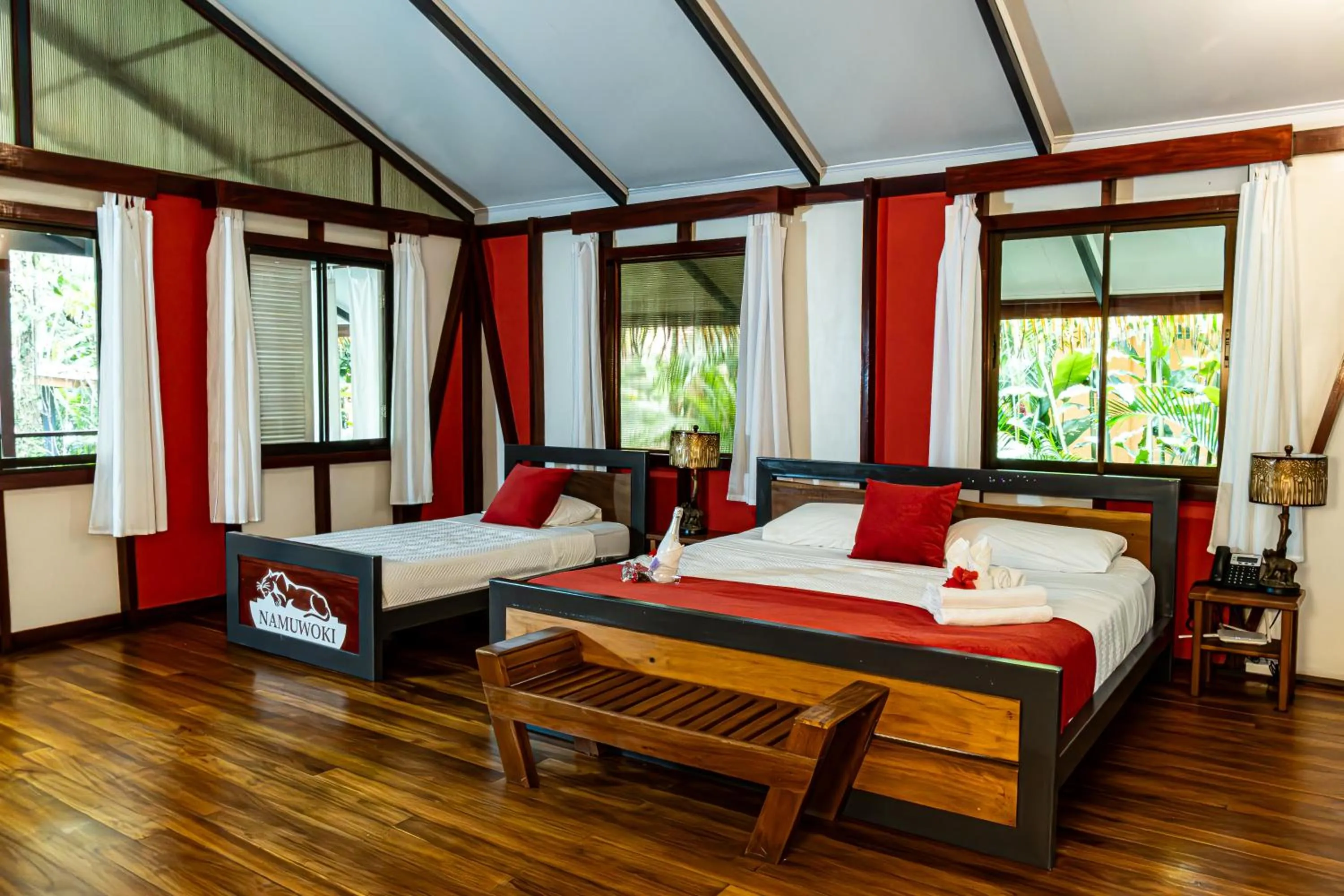 Bed in Namuwoki Lodge