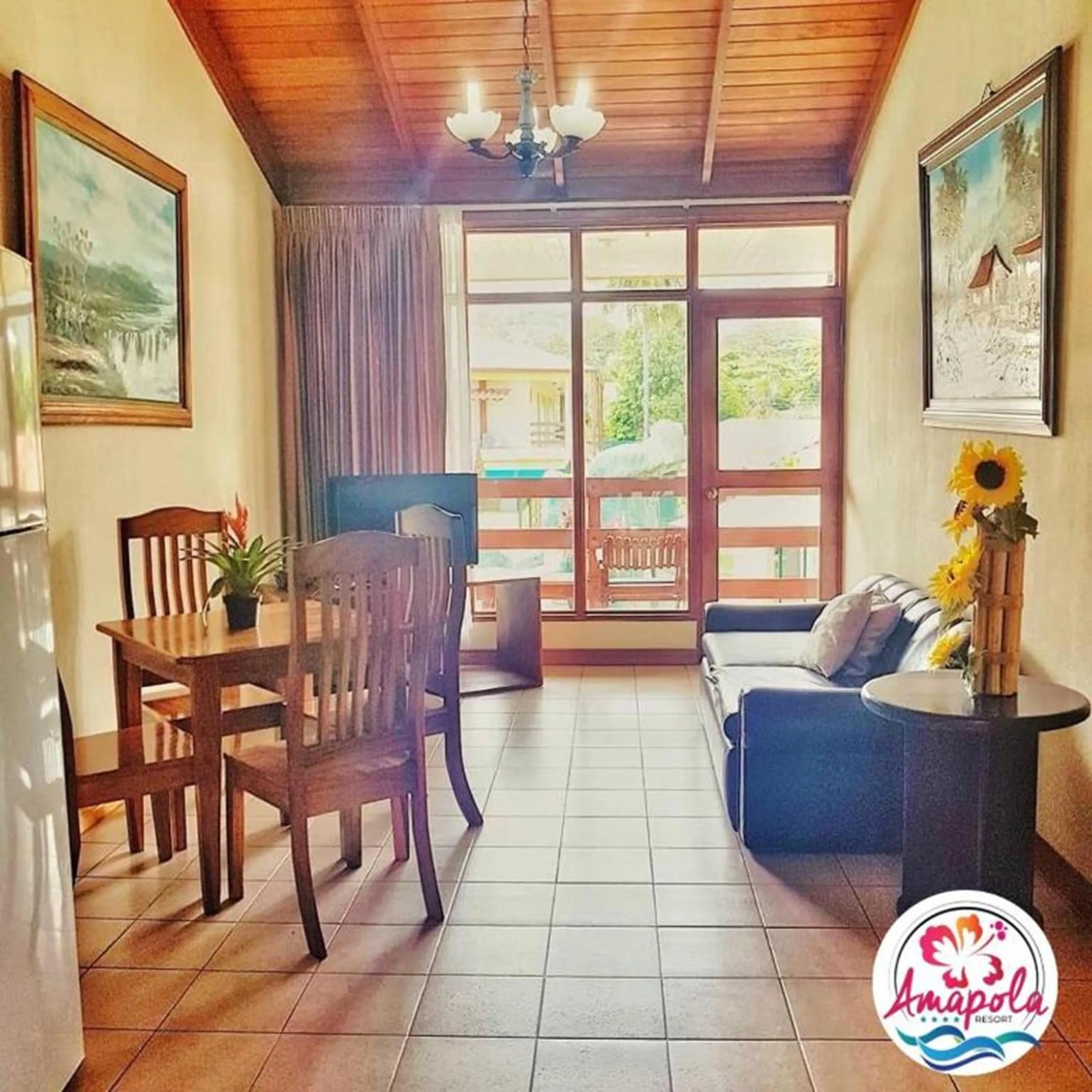 Living room in Amapola Resort