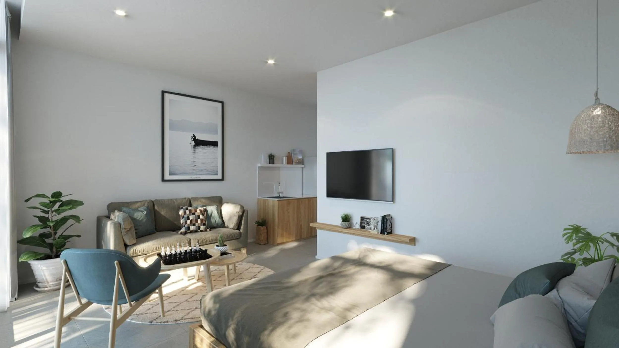 TV and multimedia in Lem's Apartment & Coffee