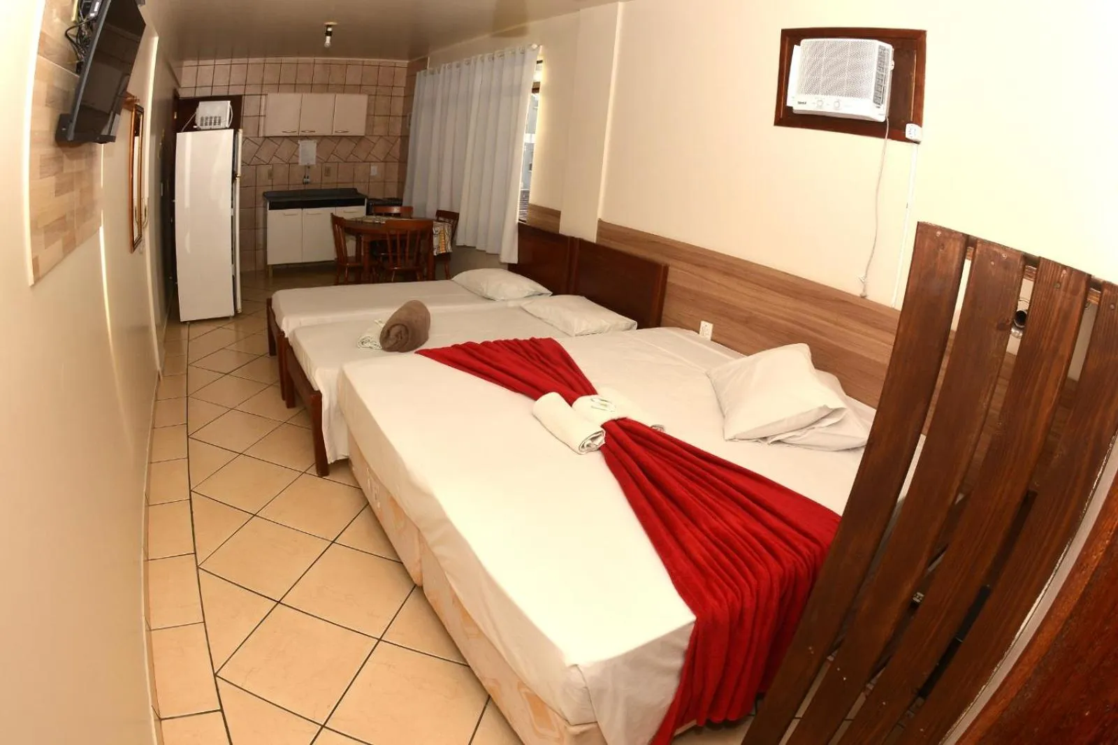 Bed in Hotel Dom Fish