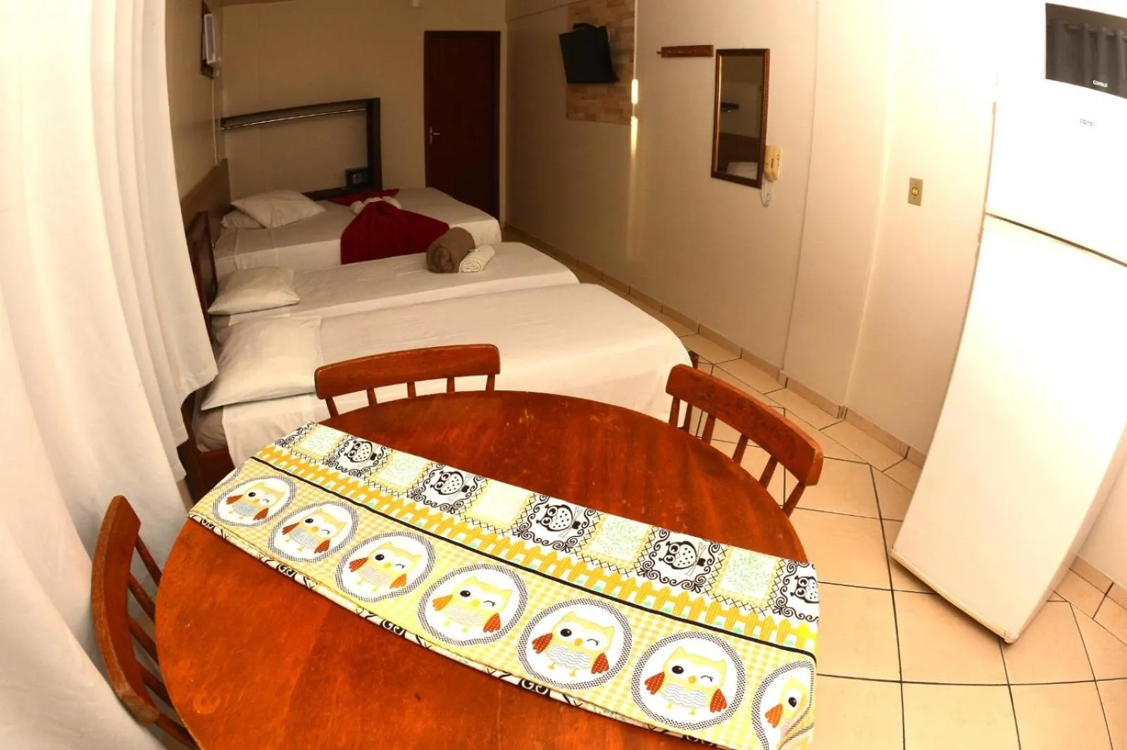 Bed in Hotel Dom Fish