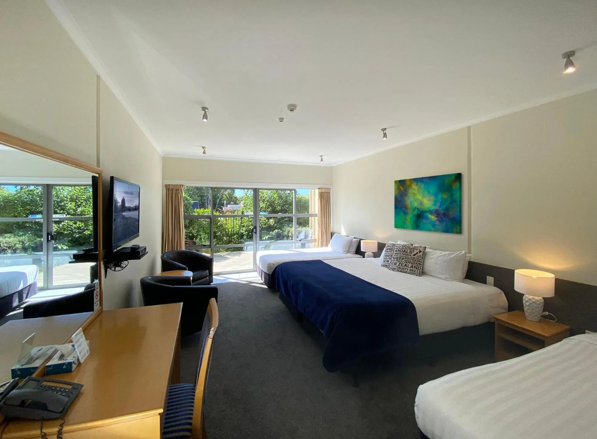 Living room in Saxton Lodge