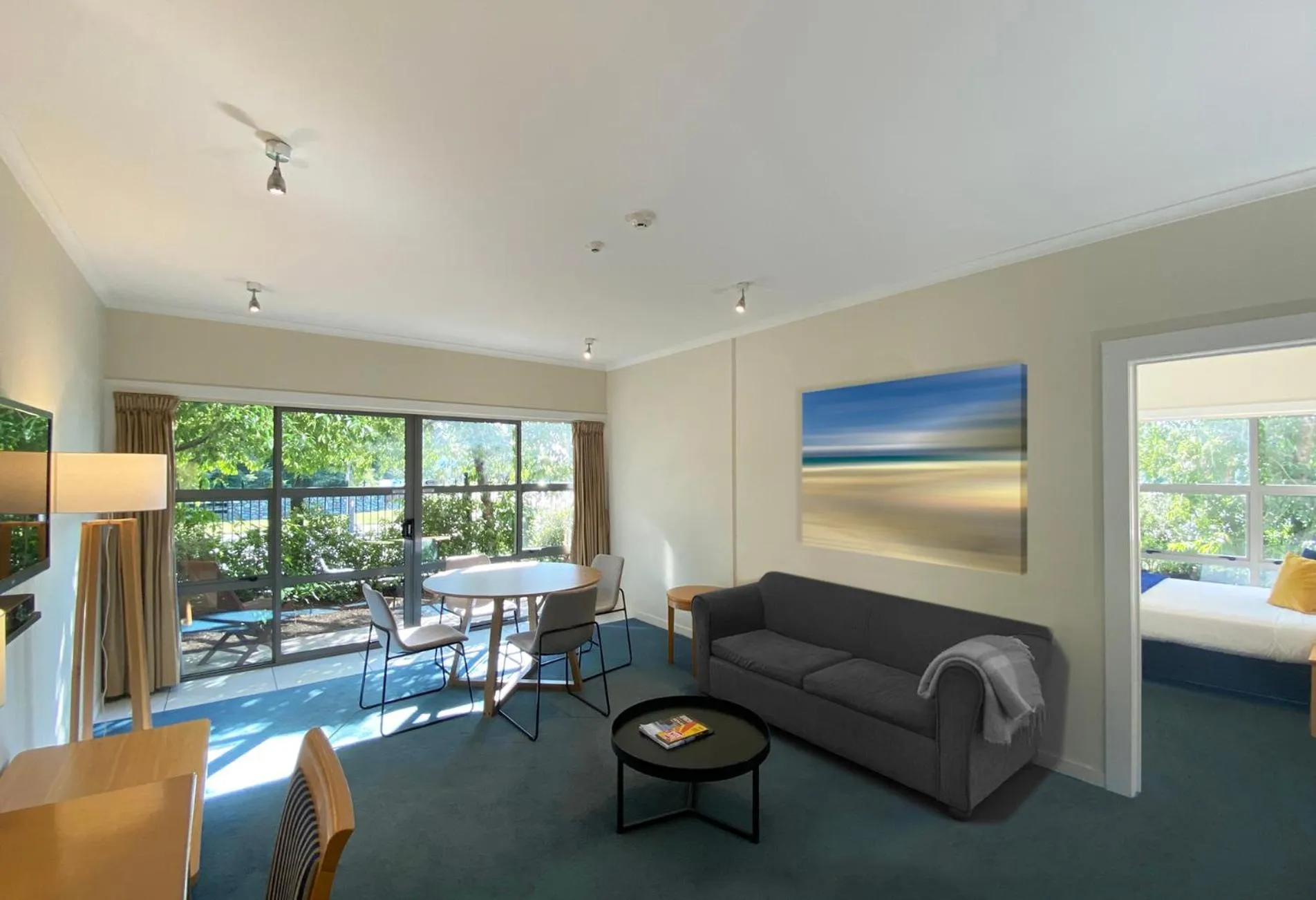 Living room in Saxton Lodge