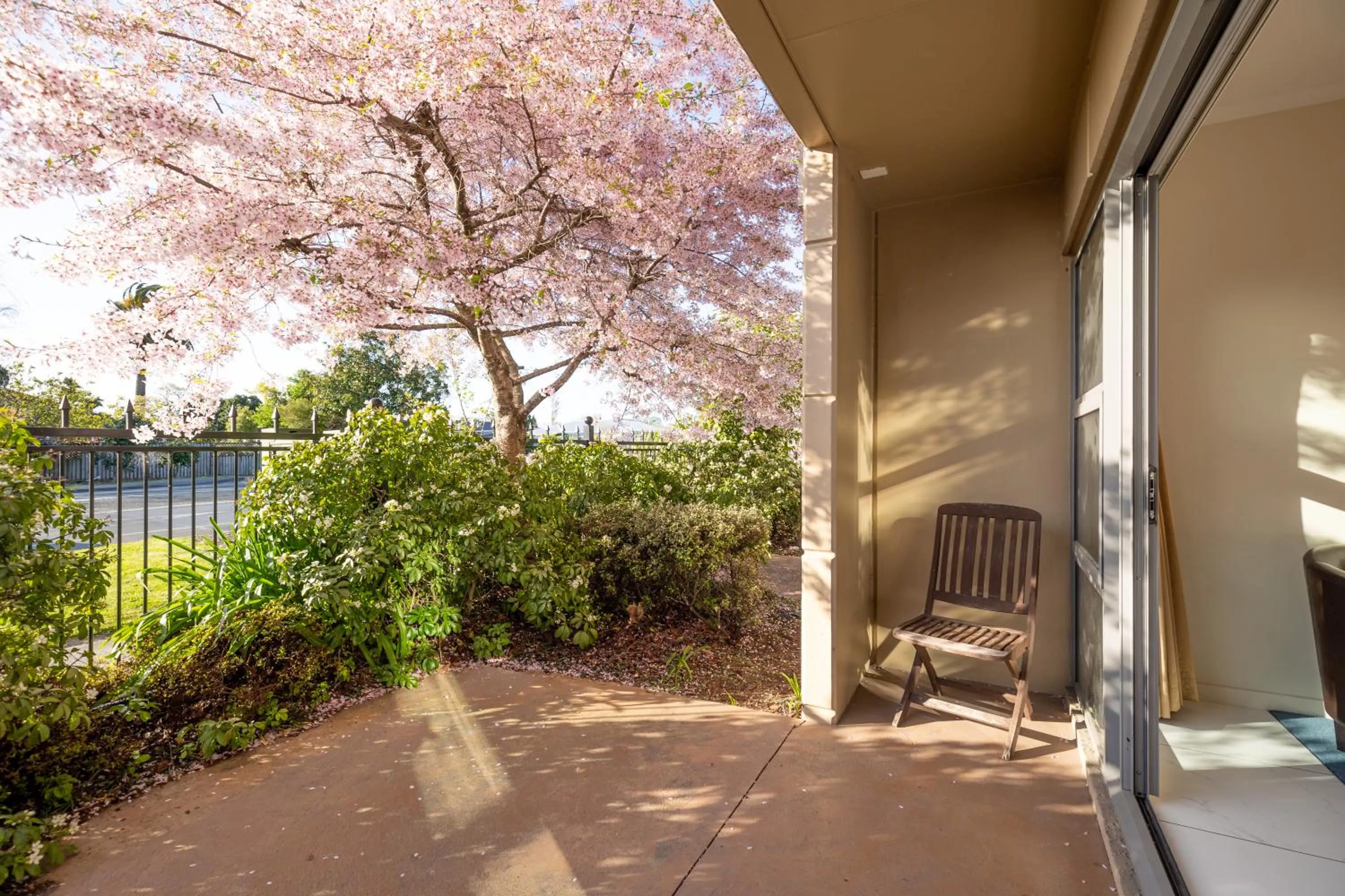 Garden view in Saxton Lodge