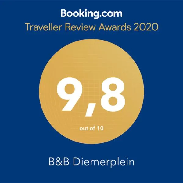 Certificate/Award in B&B Diemerplein