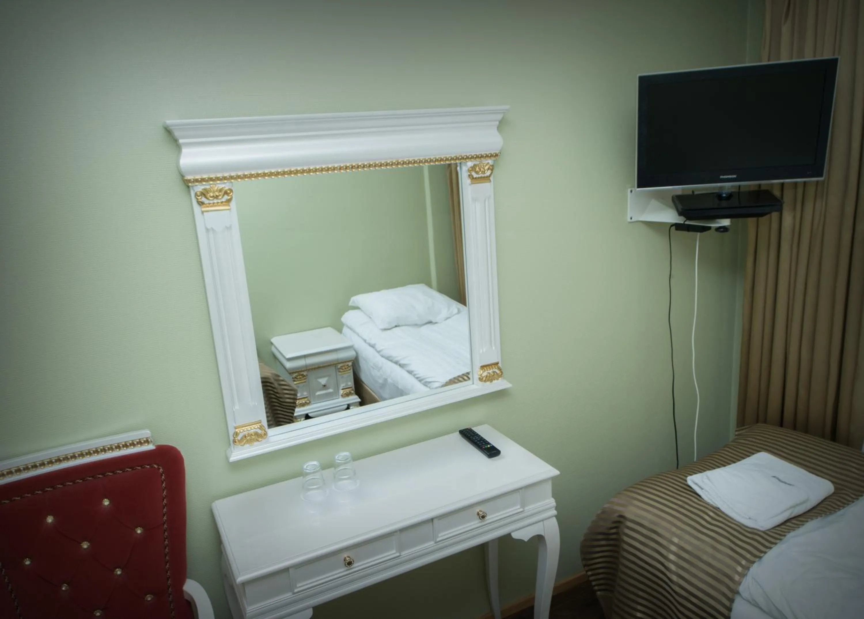 Bed in Hotel Golden Dome Iisalmi