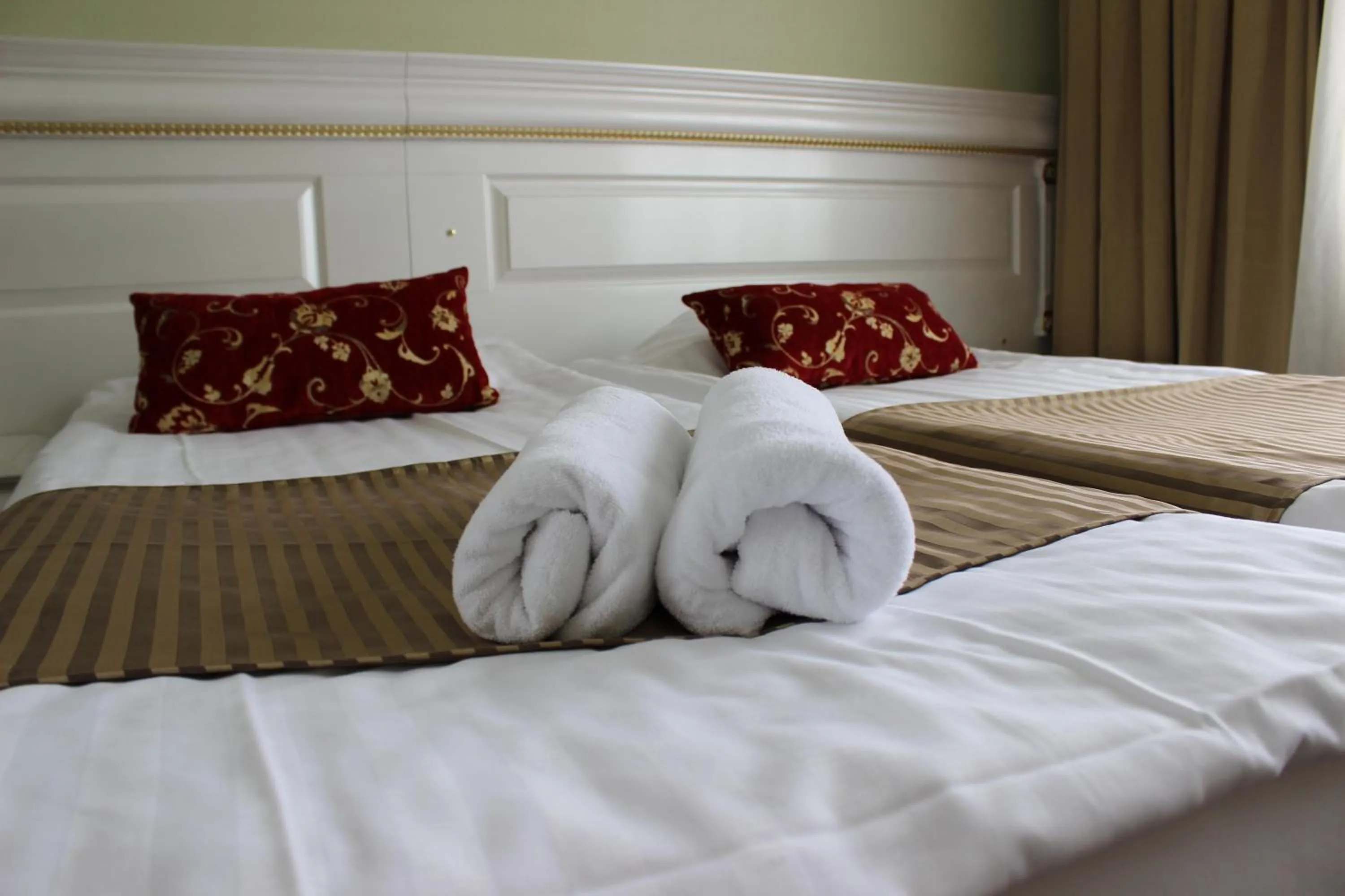 Bed in Hotel Golden Dome Iisalmi