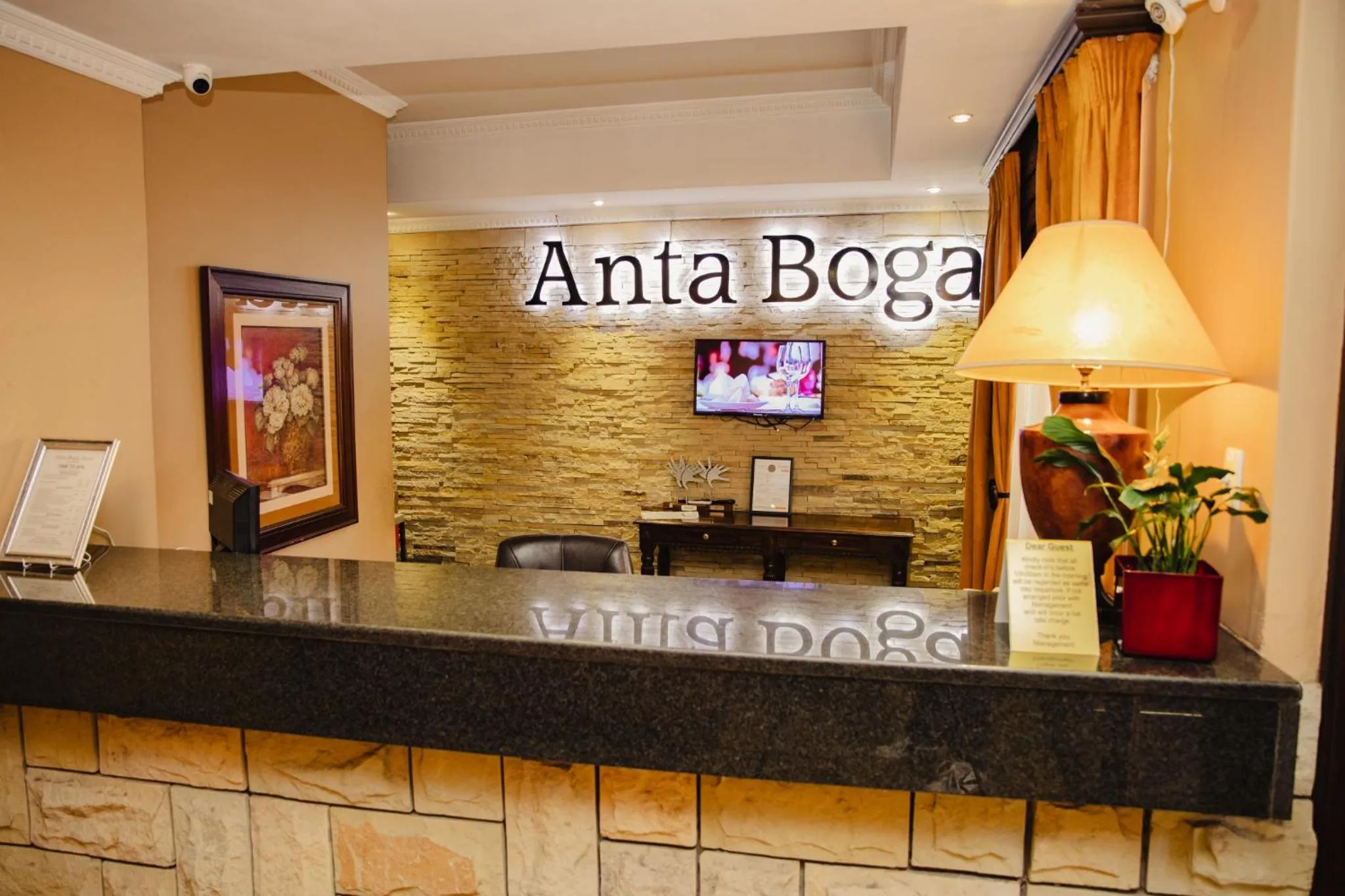 Lobby or reception in Anta Boga Hotel