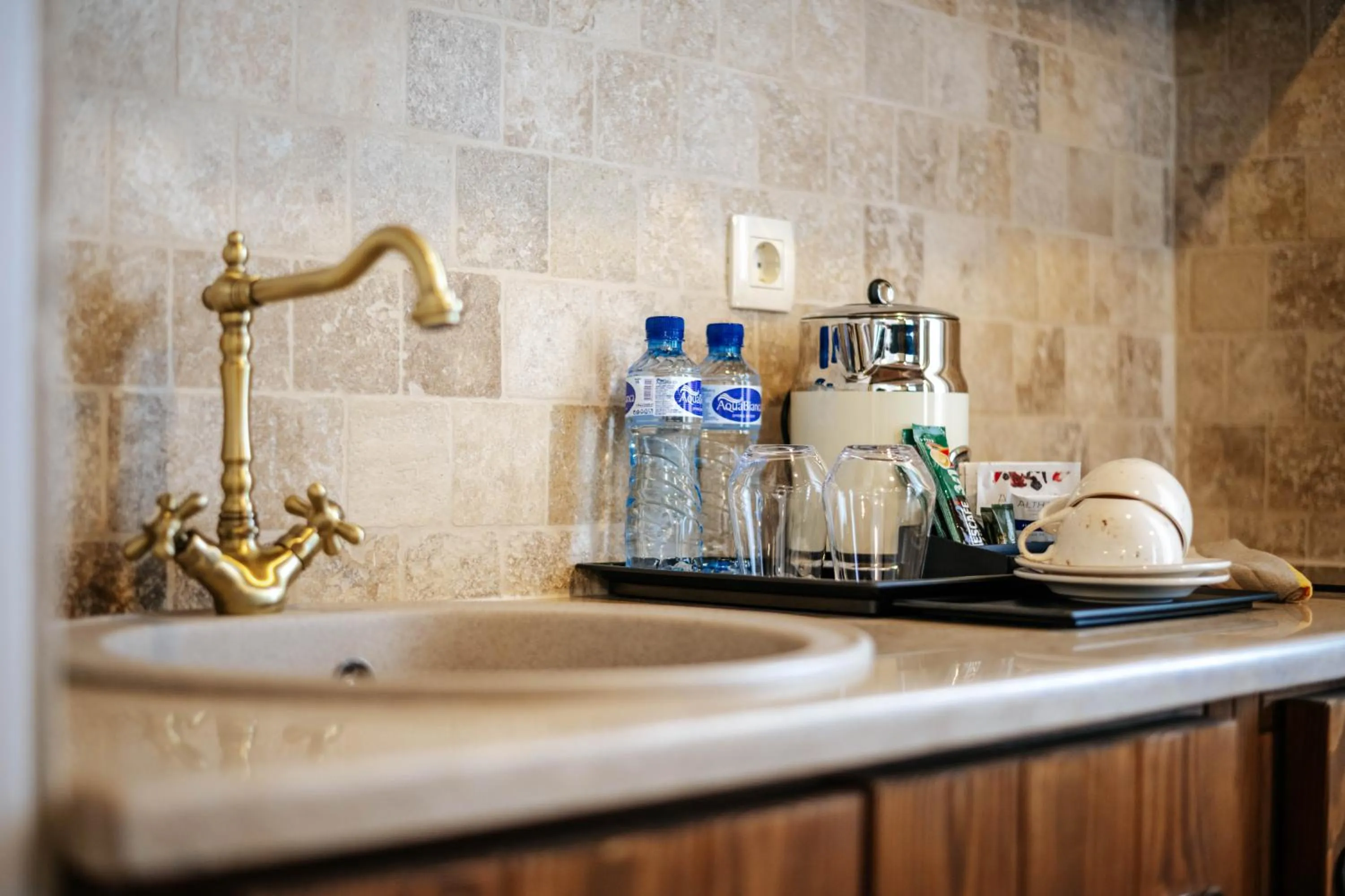 Kitchen or kitchenette in Stara Čaršija Hotel & SPA