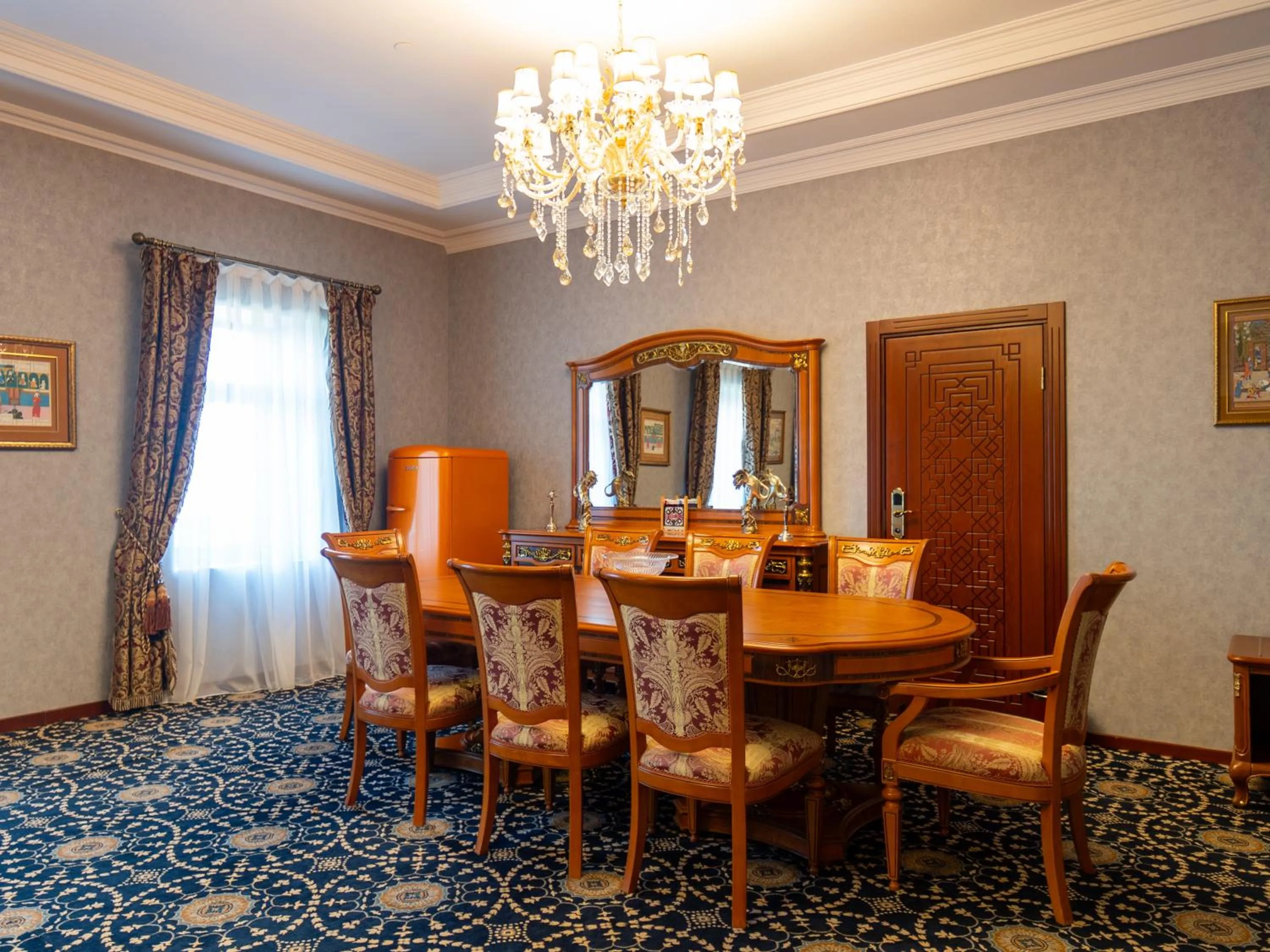 Seating area in Shah Palace Luxury Museum Hotel